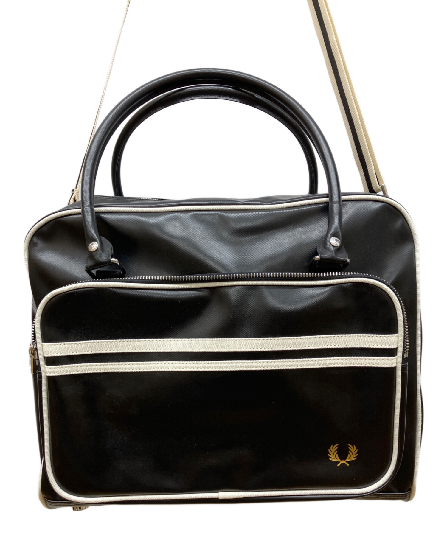 【古着】FRED PERRY　バレルバッグ　ボストンバッグ 中古・古着通販】FRED PERRY (フレッドペリー) ボストンバッグ