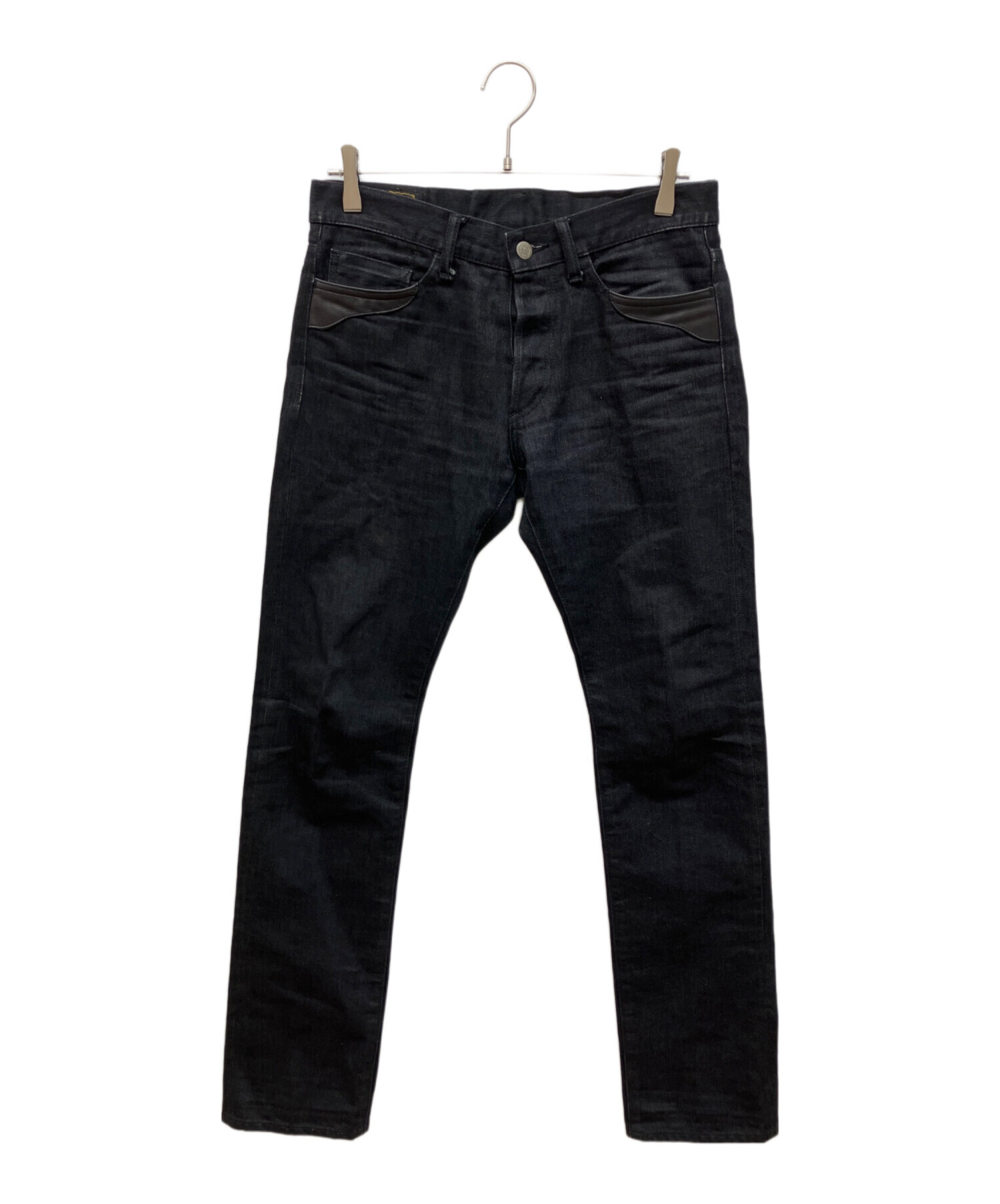RUDE GALLERY 黒スキニーデニム ブラック黒Black 中古・古着通販】RUDE GALLERY BLACK REBEL (ルードギャラリー