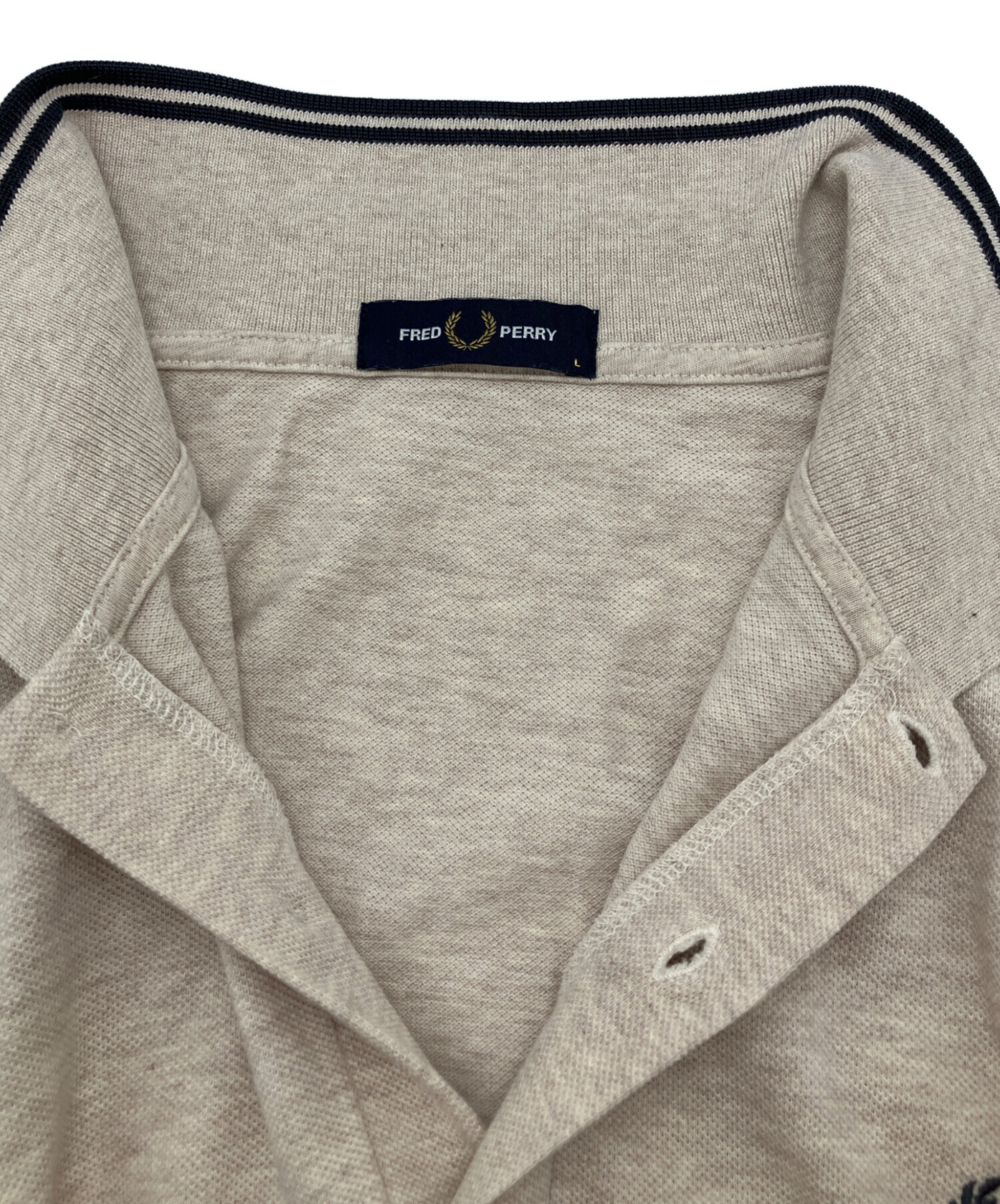 中古・古着通販】FRED PERRY (フレッドペリー) 長袖ポロシャツ