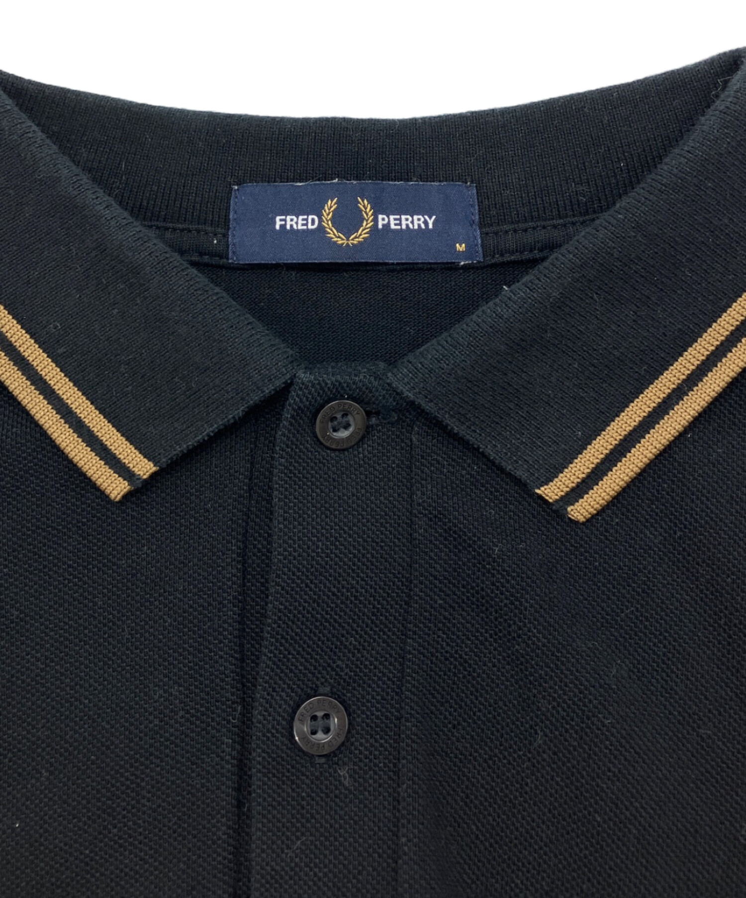 中古・古着通販】FRED PERRY (フレッドペリー) 長袖ポロシャツ