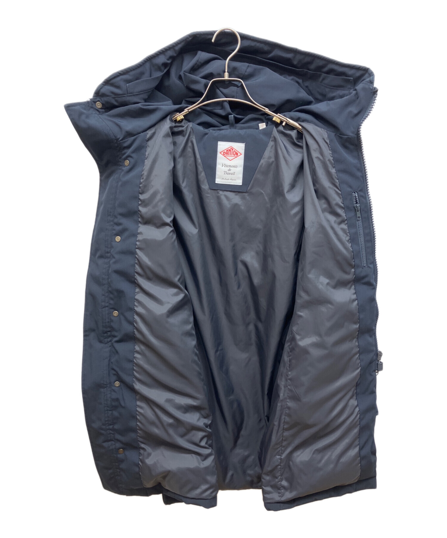 中古・古着通販】DANTON (ダントン) ロングダウンコート ネイビー 