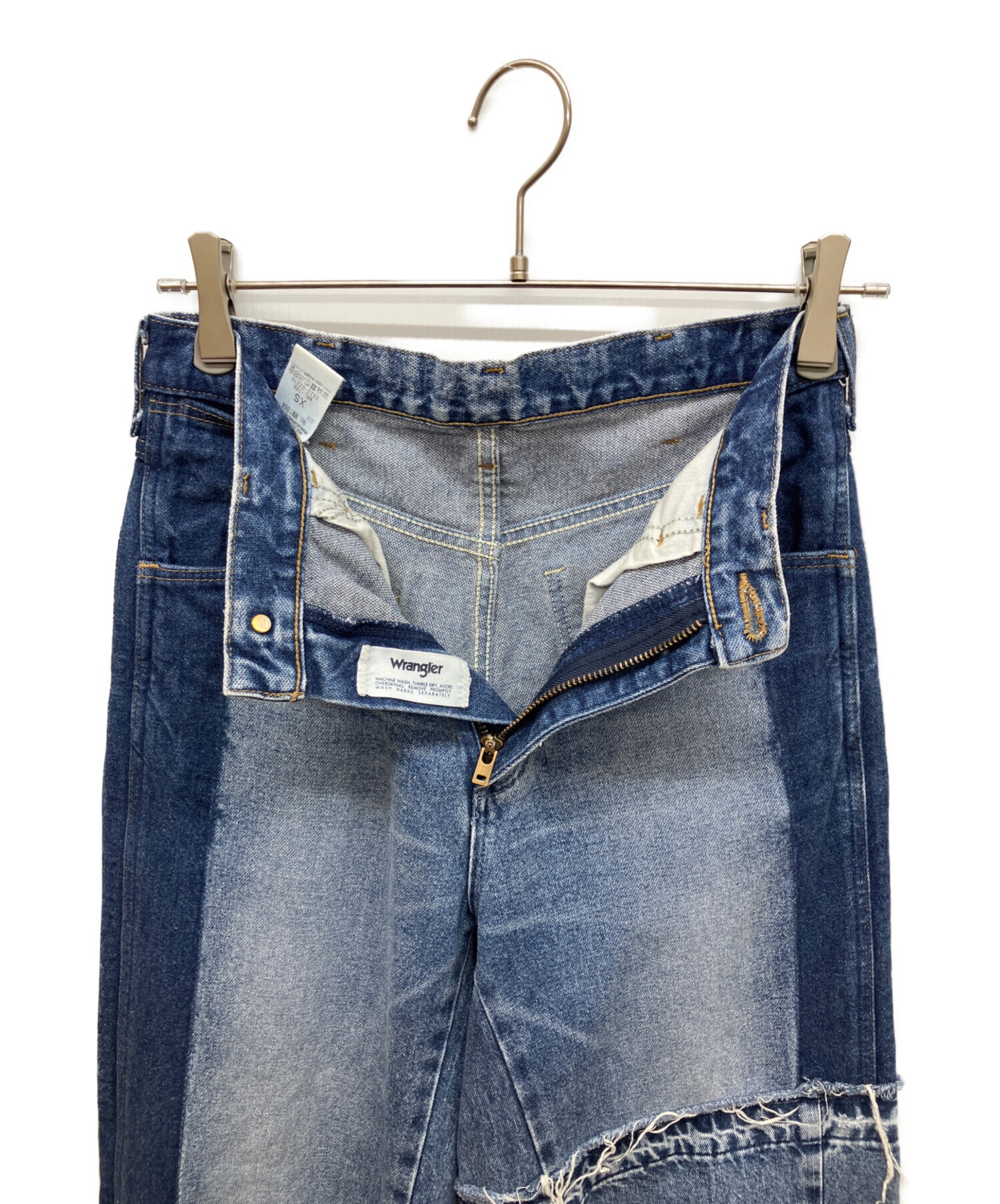 中古・古着通販】Wrangler (ラングラー) パッチワークデザインワイド 
