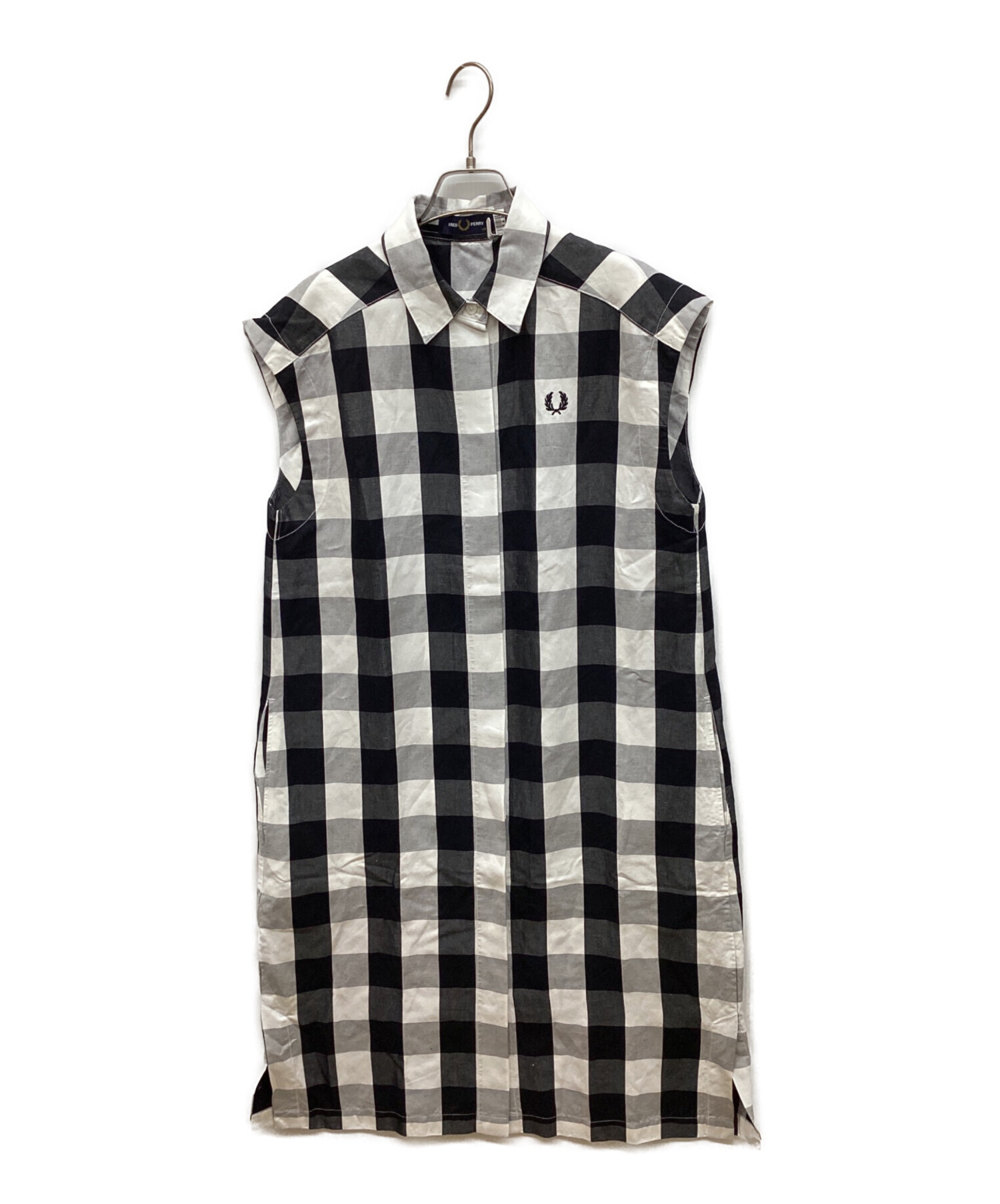 中古・古着通販】FRED PERRY (フレッドペリー) モノクロームチェック柄