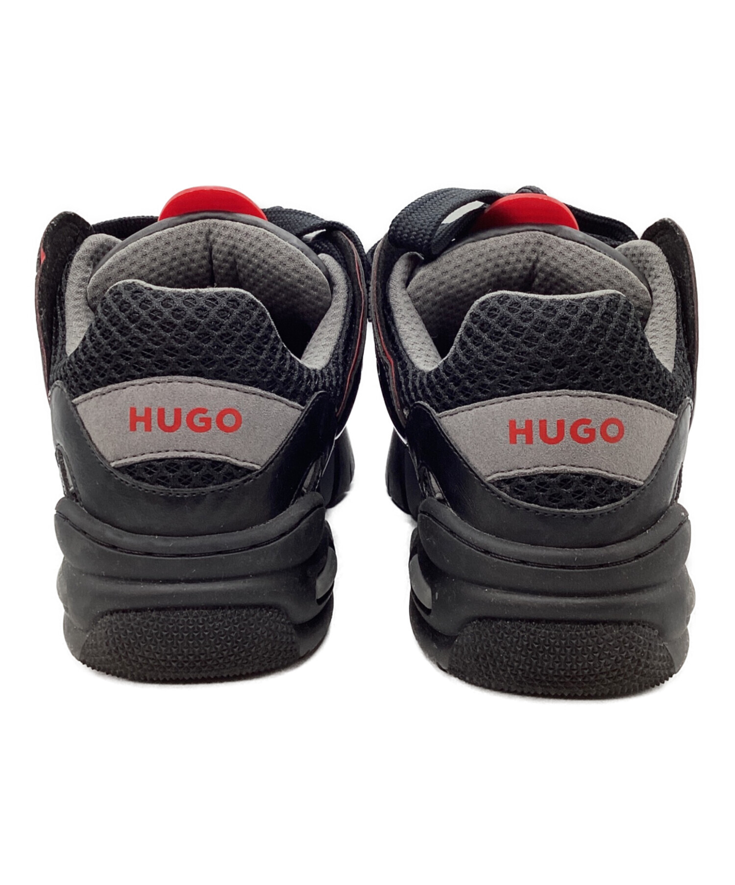 HUGOBOSS HUGO シューズ　41ハーフ　黒色　未使用 中古・古着通販】HUGO (ヒューゴ ボス) ミックスマテリアル スニーカー