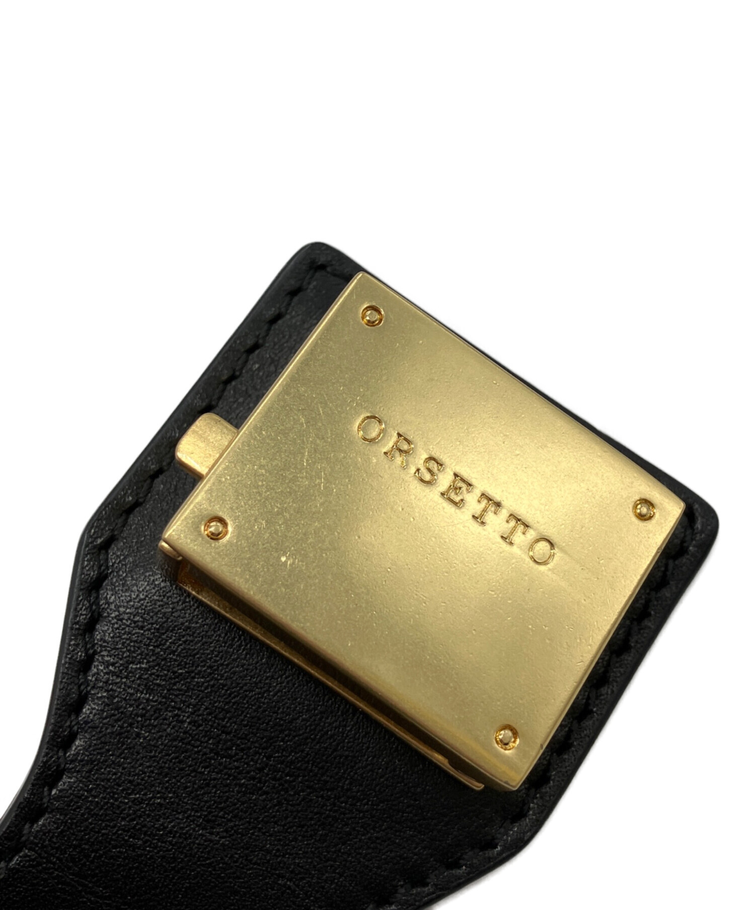中古・古着通販】ORSETTO (オルセット) レザーショルダーバッグ 