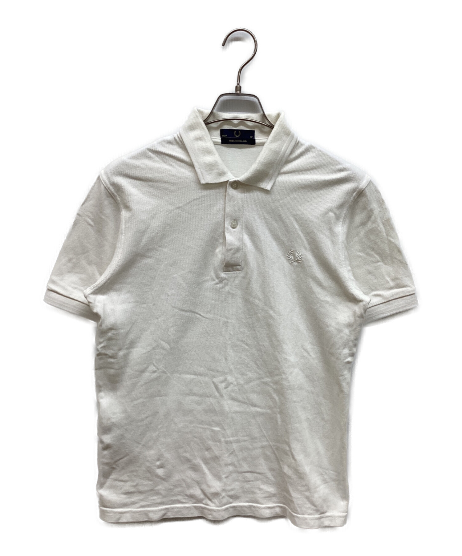 中古・古着通販】FRED PERRY (フレッドペリー) ポロシャツ ホワイト