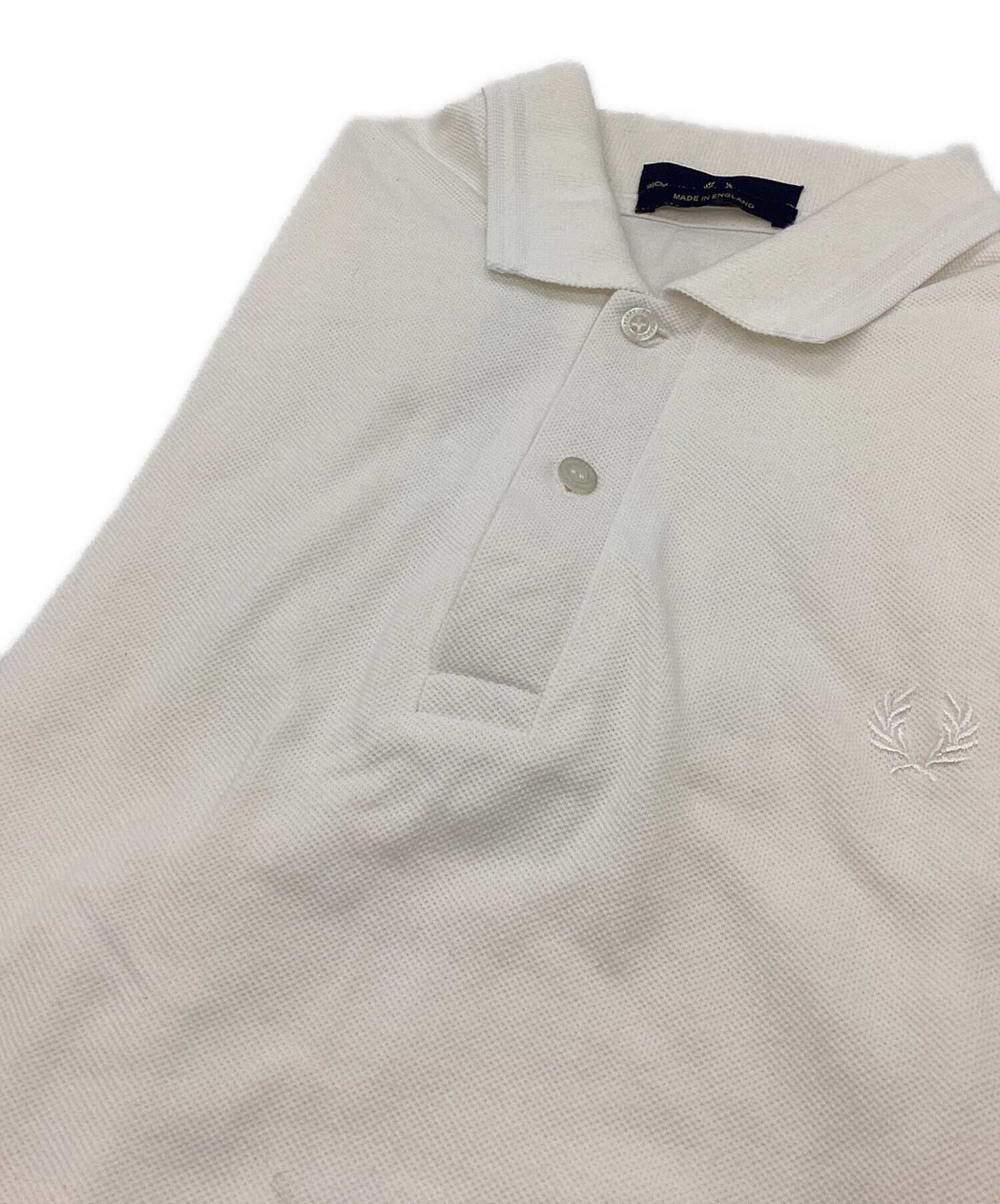 中古・古着通販】FRED PERRY (フレッドペリー) ポロシャツ ホワイト