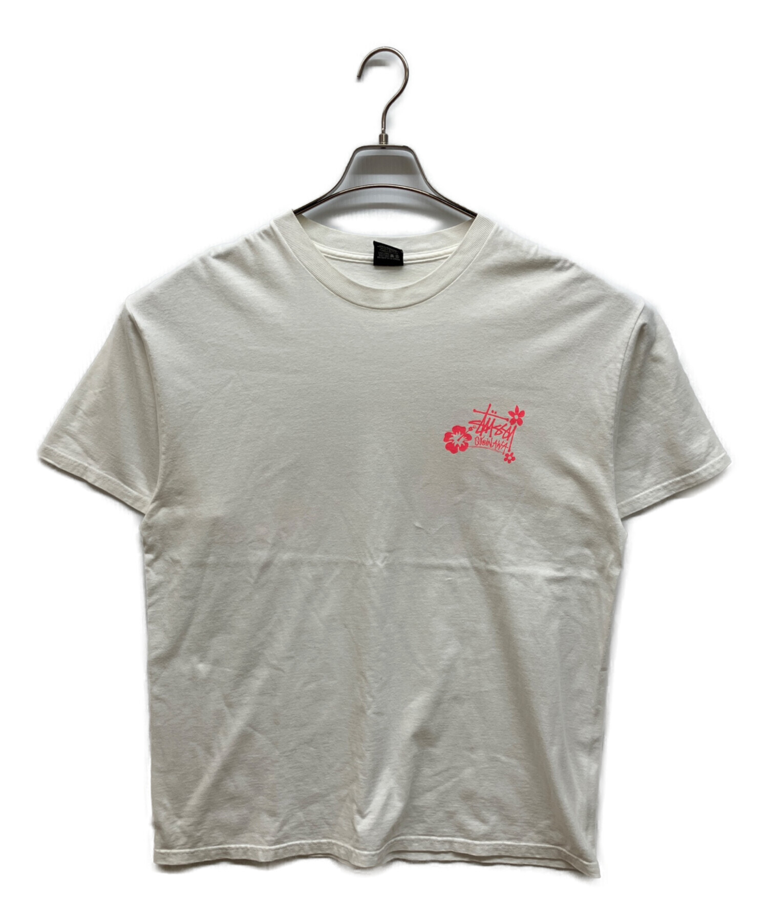 中古・古着通販】stussy (ステューシー) ハイビスカスプリントTシャツ 