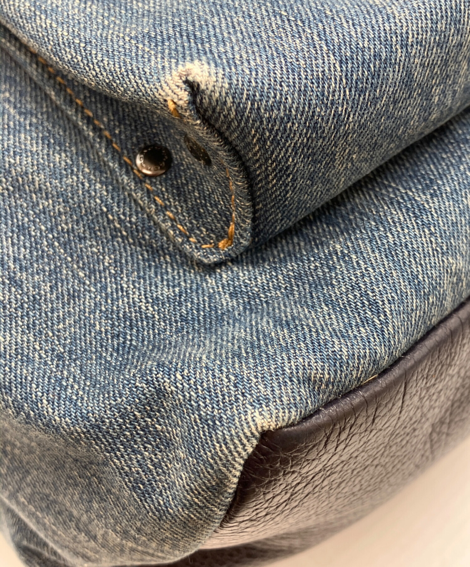 中古・古着通販】COACH (コーチ) デニムリュック ネイビー｜ブランド