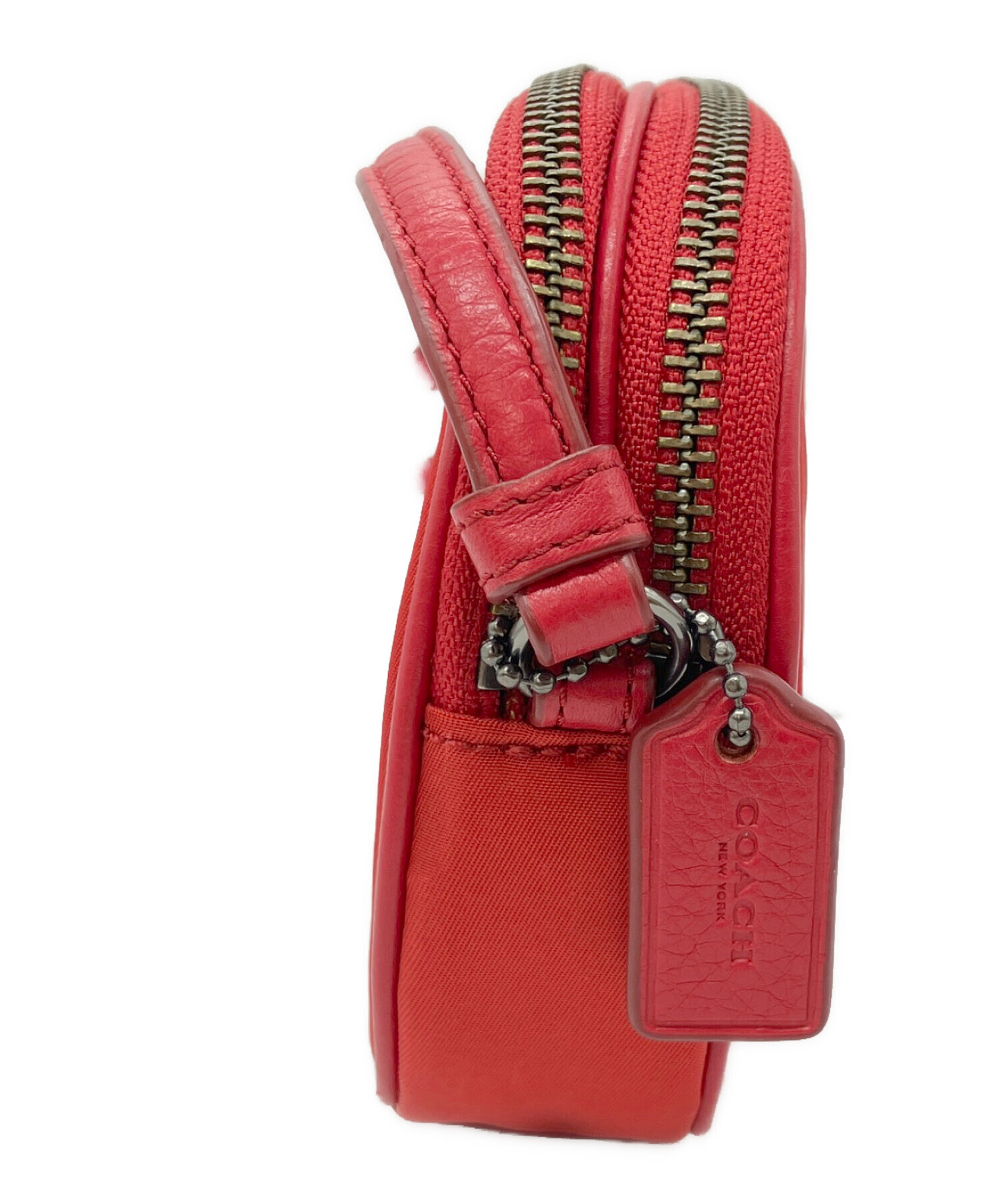 コーチ ショルダーバッグ 赤 F10926 中古・古着通販】COACH (コーチ) ショルダーバッグ レッド｜ブランド