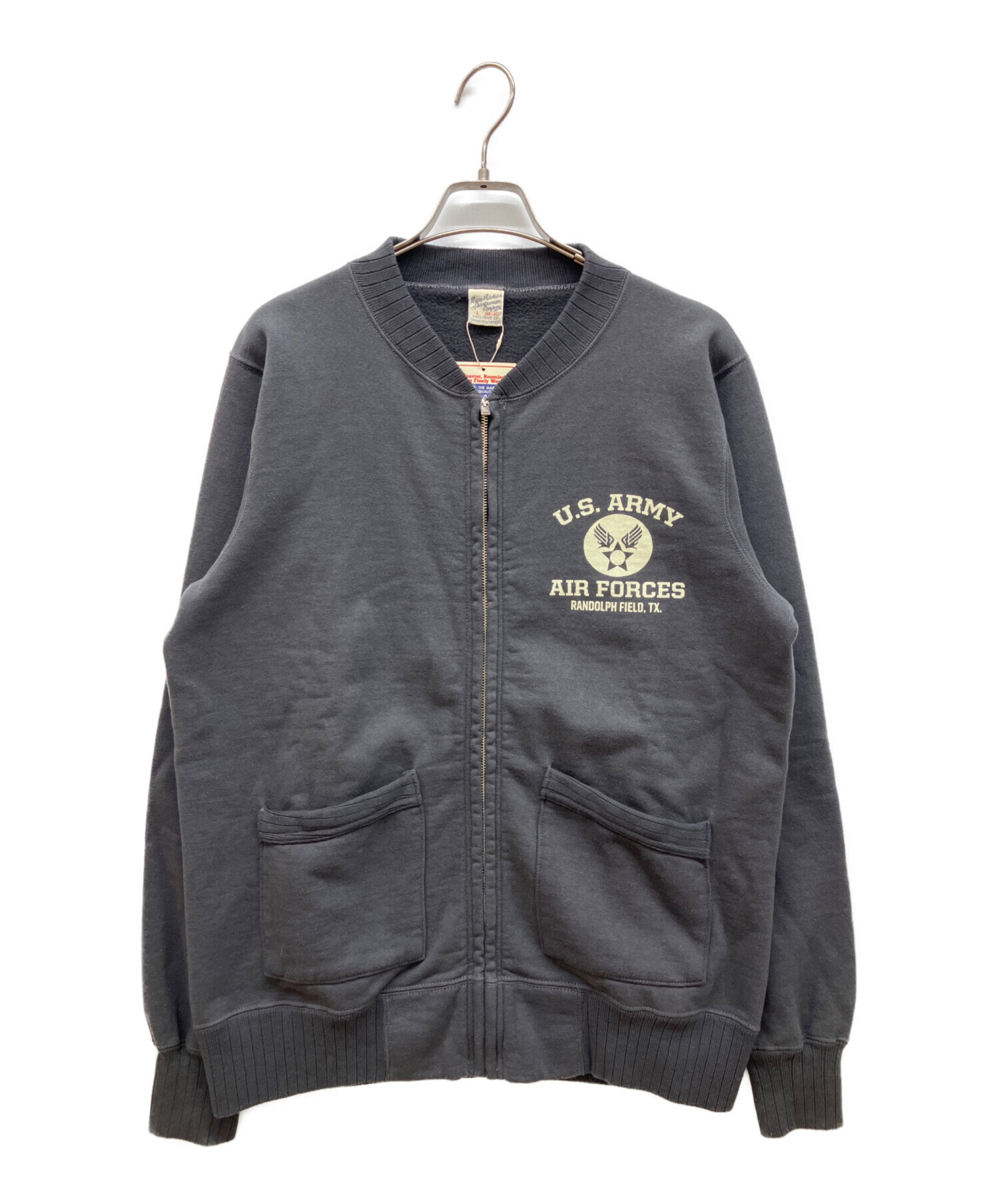 バズリクソンズ　USアーミー　エアーフォース　トレーナー 中古・古着通販】BUZZ RICKSON'S (バズリクソンズ) SET-IN ZIP SWEAT