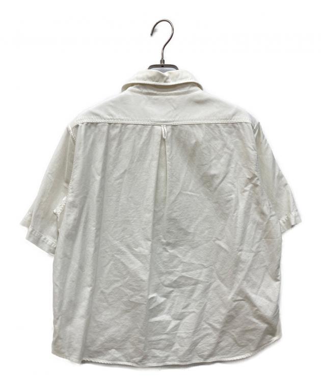 中古・古着通販】DANTON (ダントン) OXFORD半袖シャツ ホワイト サイズ 