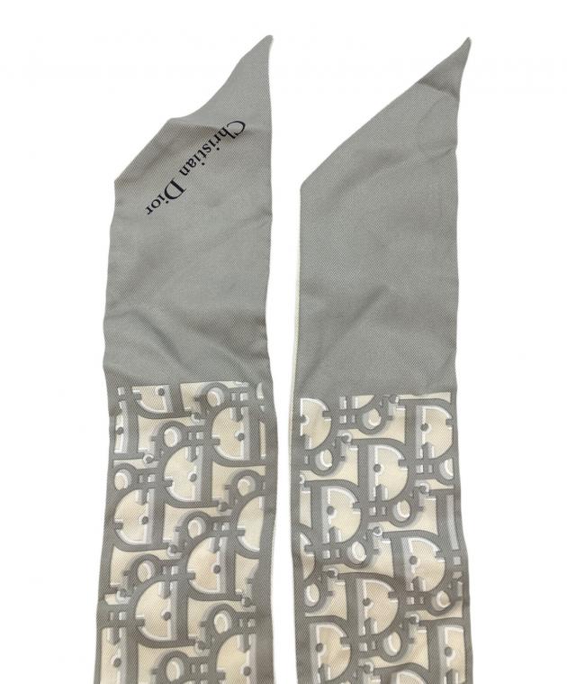 中古・古着通販】DIOR (ディオール) ミッツァシルクスカーフ グレー