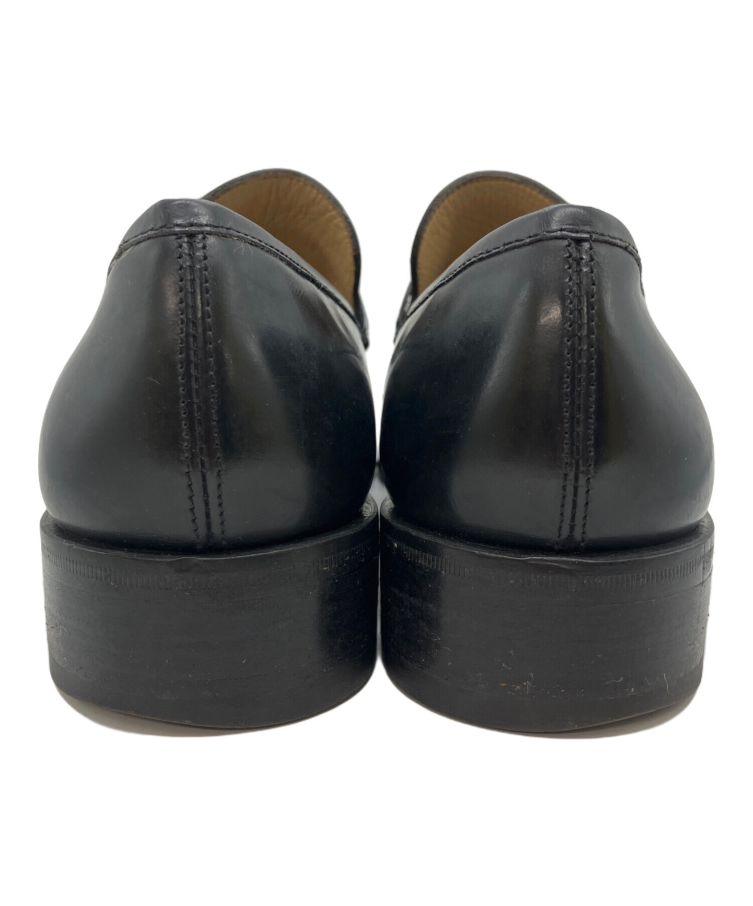 中古・古着通販】GUCCI (グッチ) ホースビットローファー ブラック