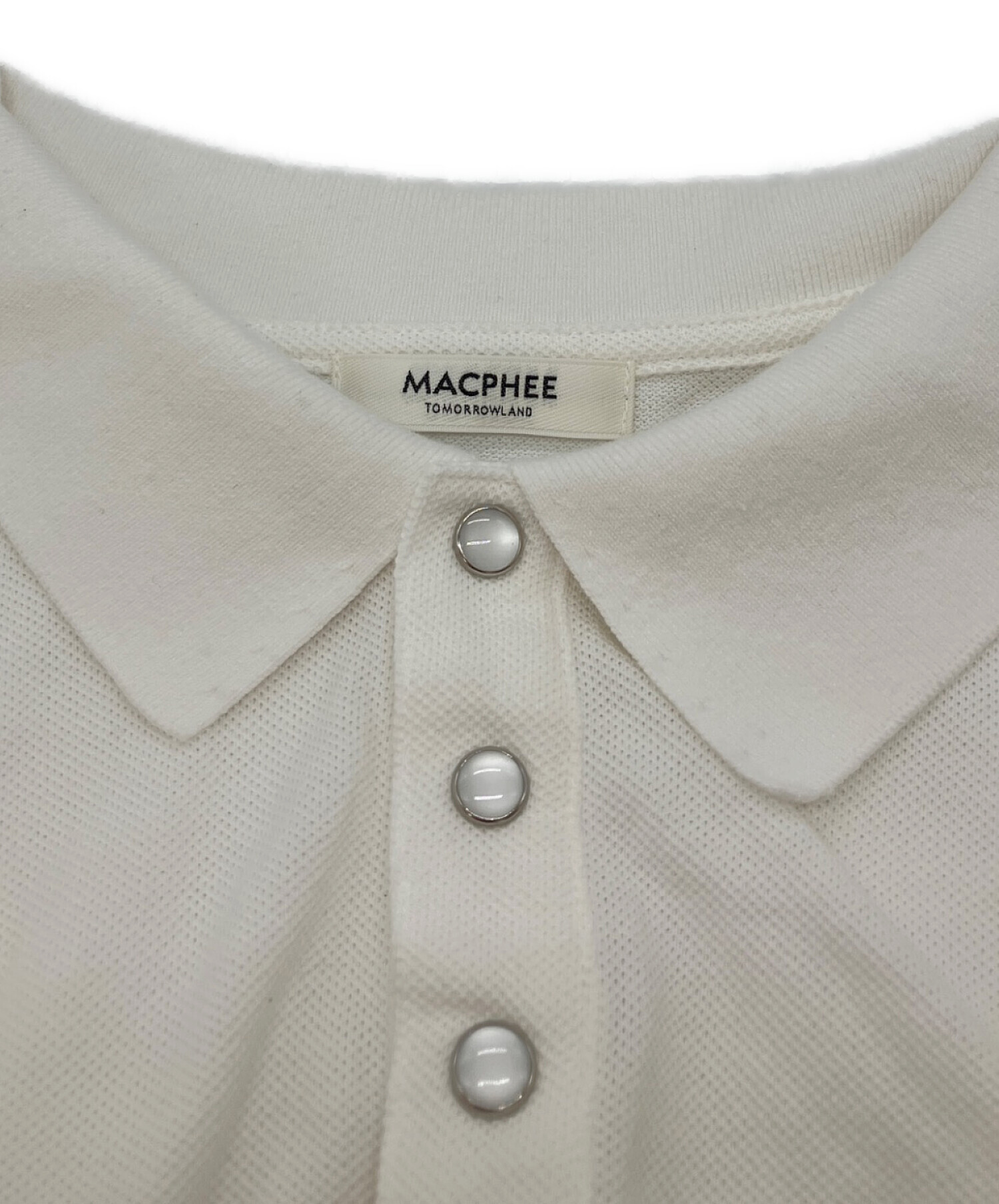中古・古着通販】MACPHEE (マカフィー) コットンカノコ ポロプル