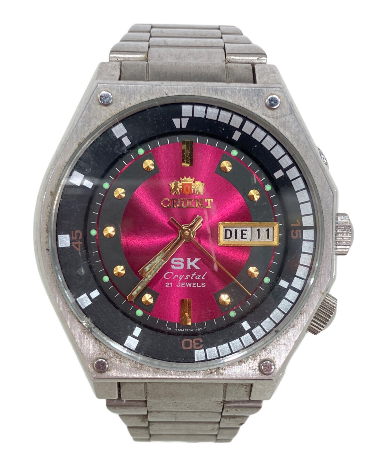 中古・古着通販】ORIENT (オリエント) リストウォッチ ピンク