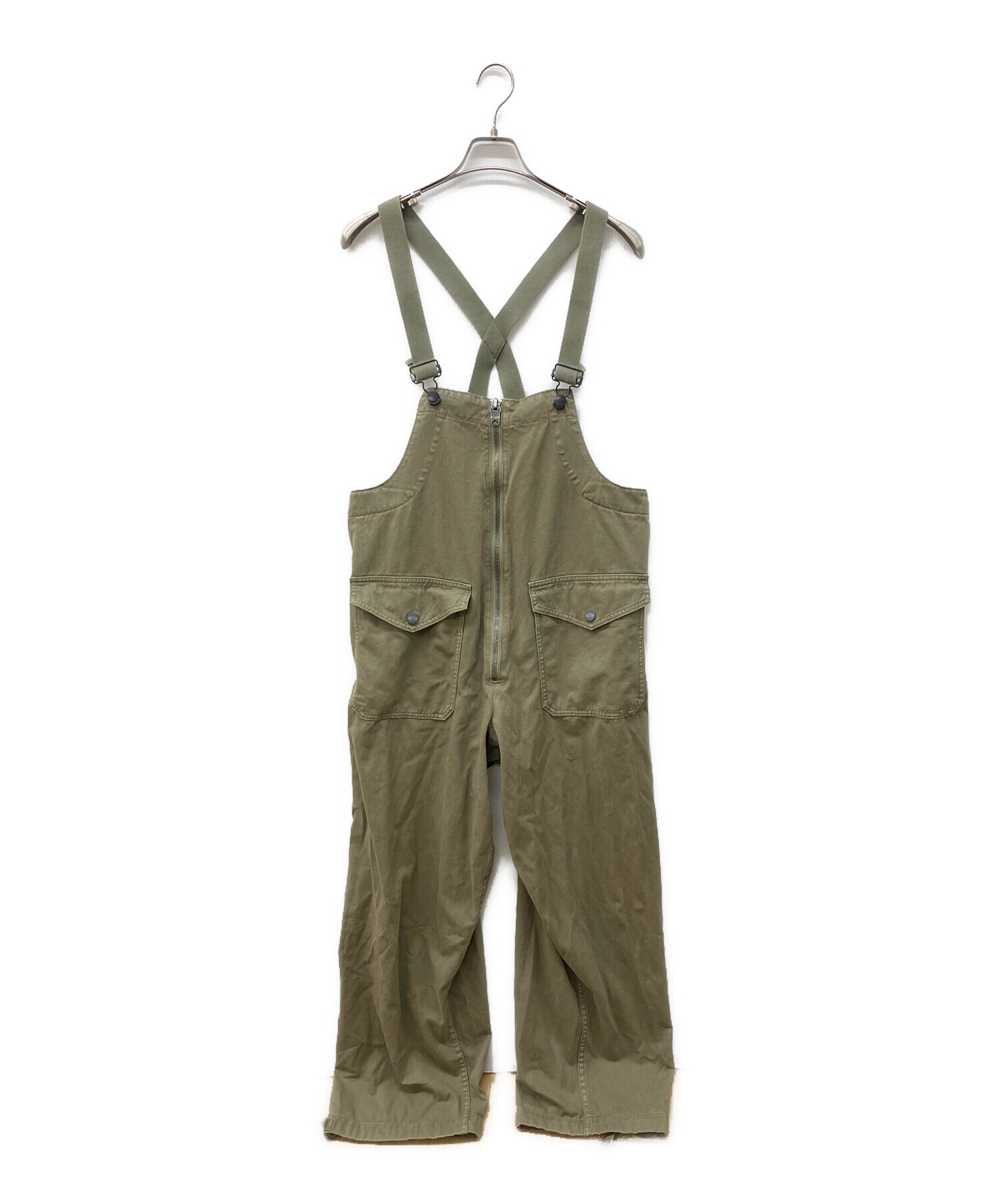 【中古】O'Neill スノーボードオーバーオール オリーブグリーン 中古・古着通販】NIGEL CABOURN (ナイジェルケーボン) LYBROミリタリー