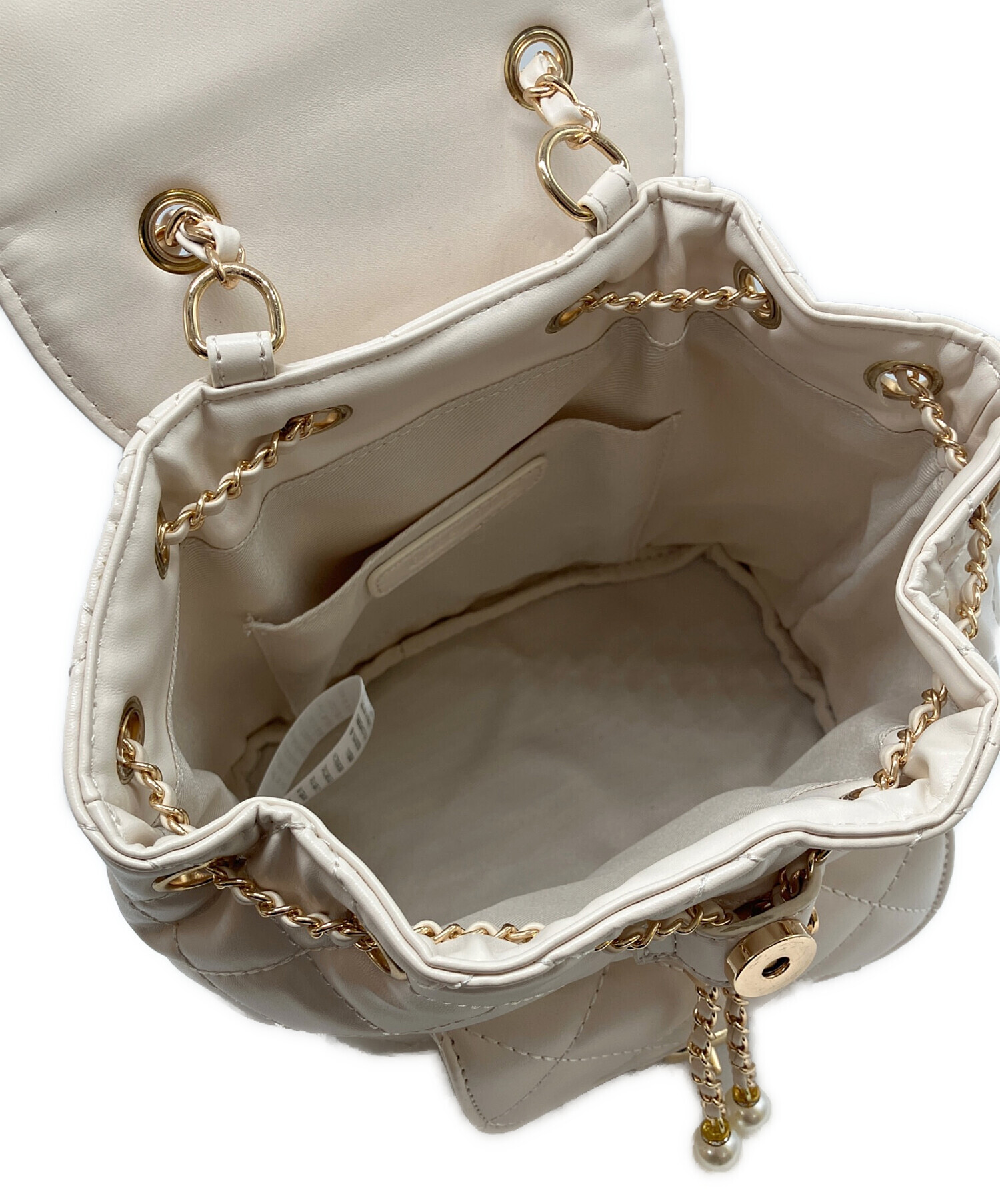 中古・古着通販】rose muse (ロゼミューズ) Quilting bijou backpack