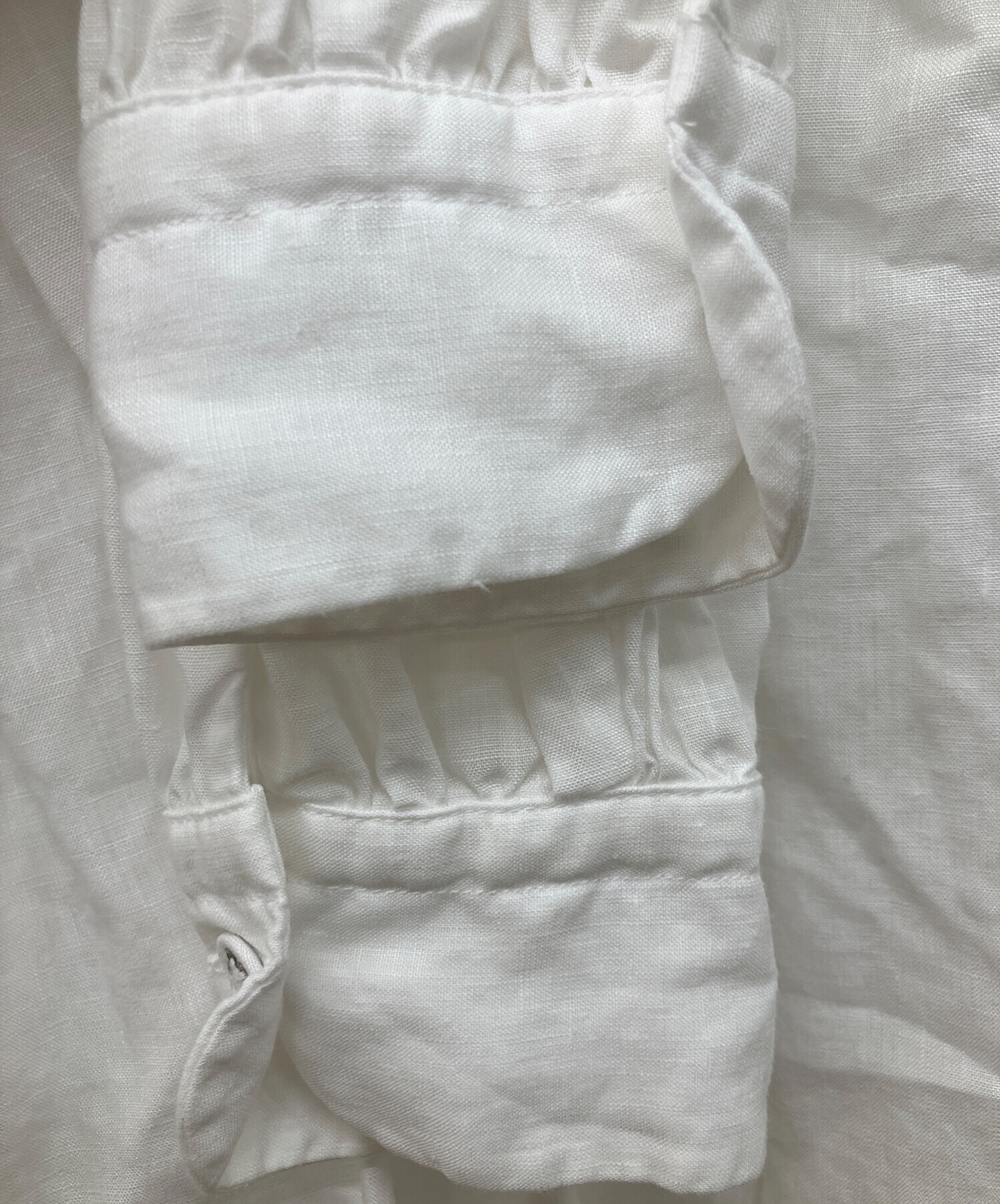 中古・古着通販】SCYE (サイ) リネン高密度バンドカラーブラウス 