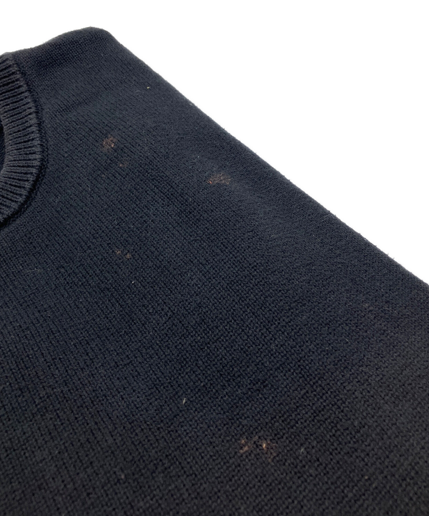 中古・古着通販】stussy (ステューシー) Sleeve Logo Sweater ブラック