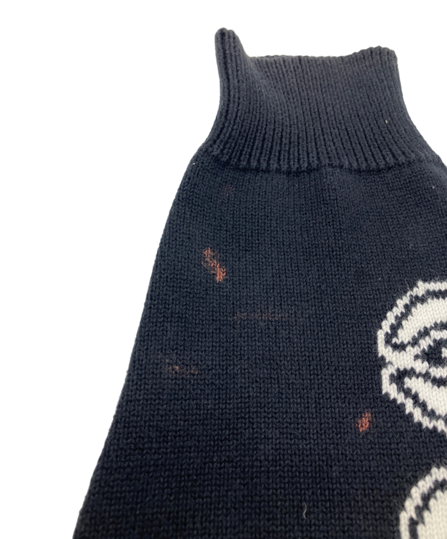 中古・古着通販】stussy (ステューシー) Sleeve Logo Sweater ブラック