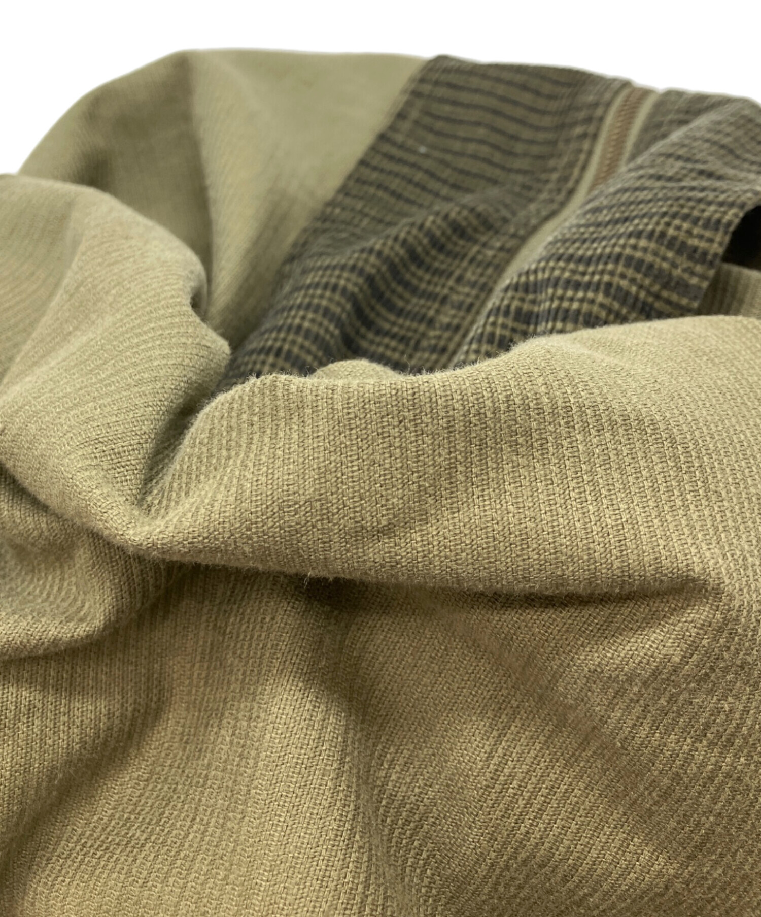 中古・古着通販】GRAMICCI (グラミチ) GRID CORD ZIP SHIRT カーキ
