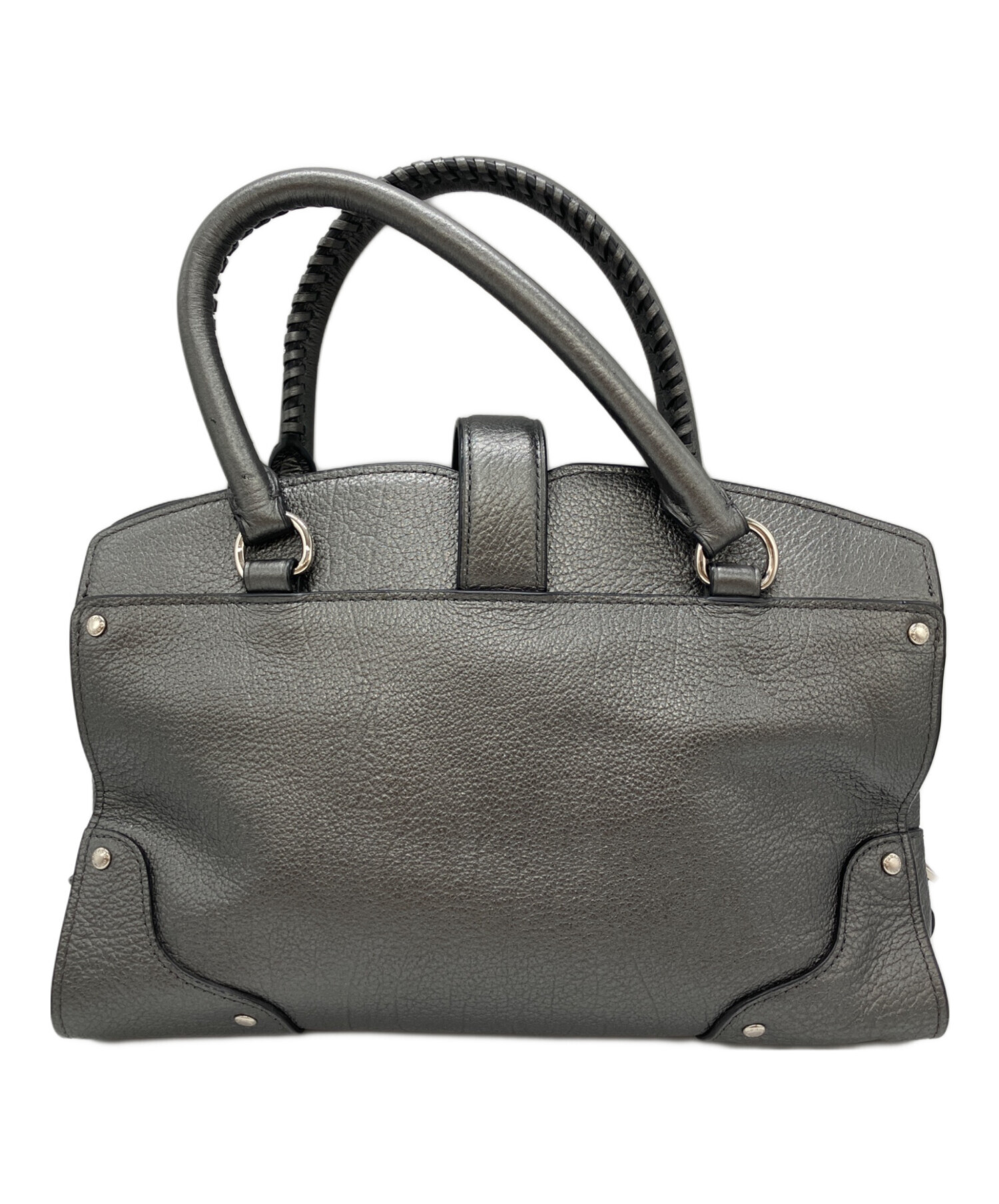 中古・古着通販】COACH (コーチ) マーサー サッチェル 24 シルバー