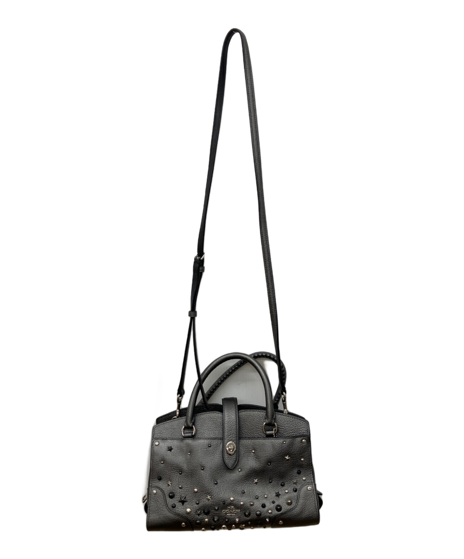 中古・古着通販】COACH (コーチ) マーサー サッチェル 24 シルバー
