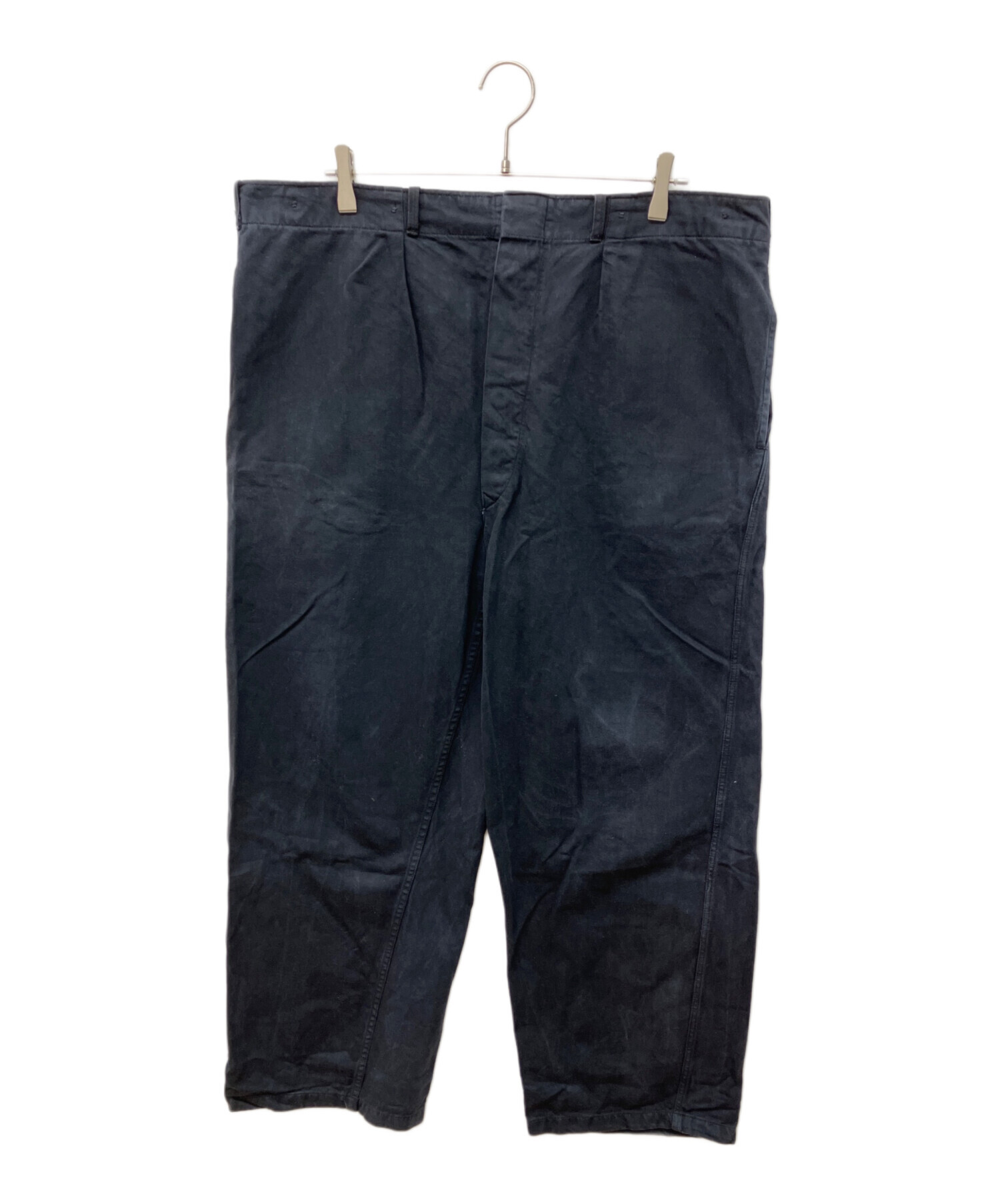 中古・古着通販】Italian Army (イタリア軍) 黒染めワークパンツ