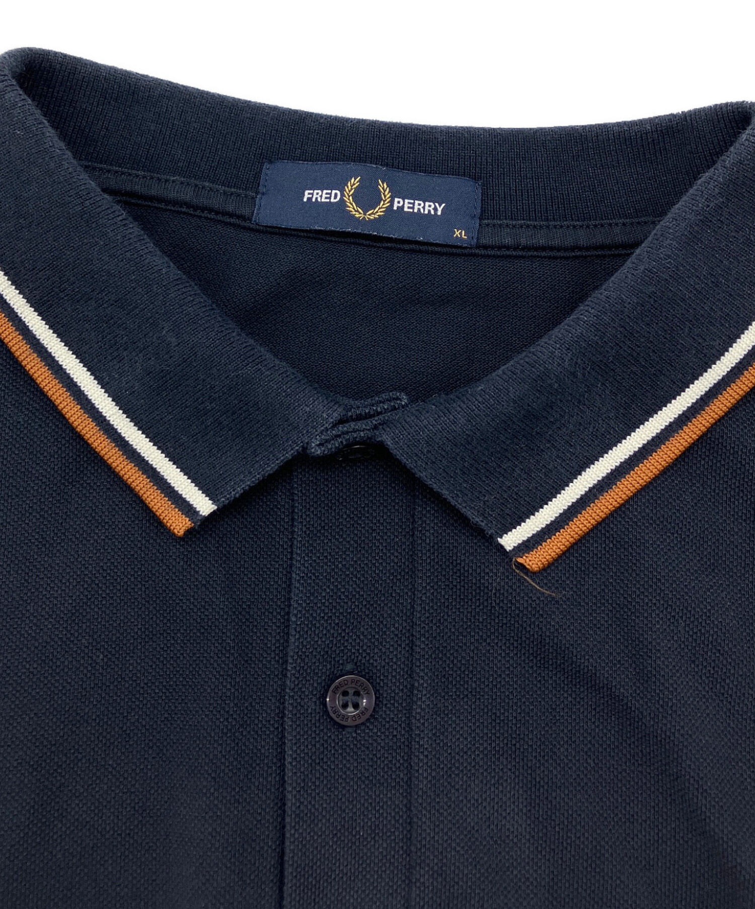 中古・古着通販】FRED PERRY (フレッドペリー) ポロシャツ ネイビー