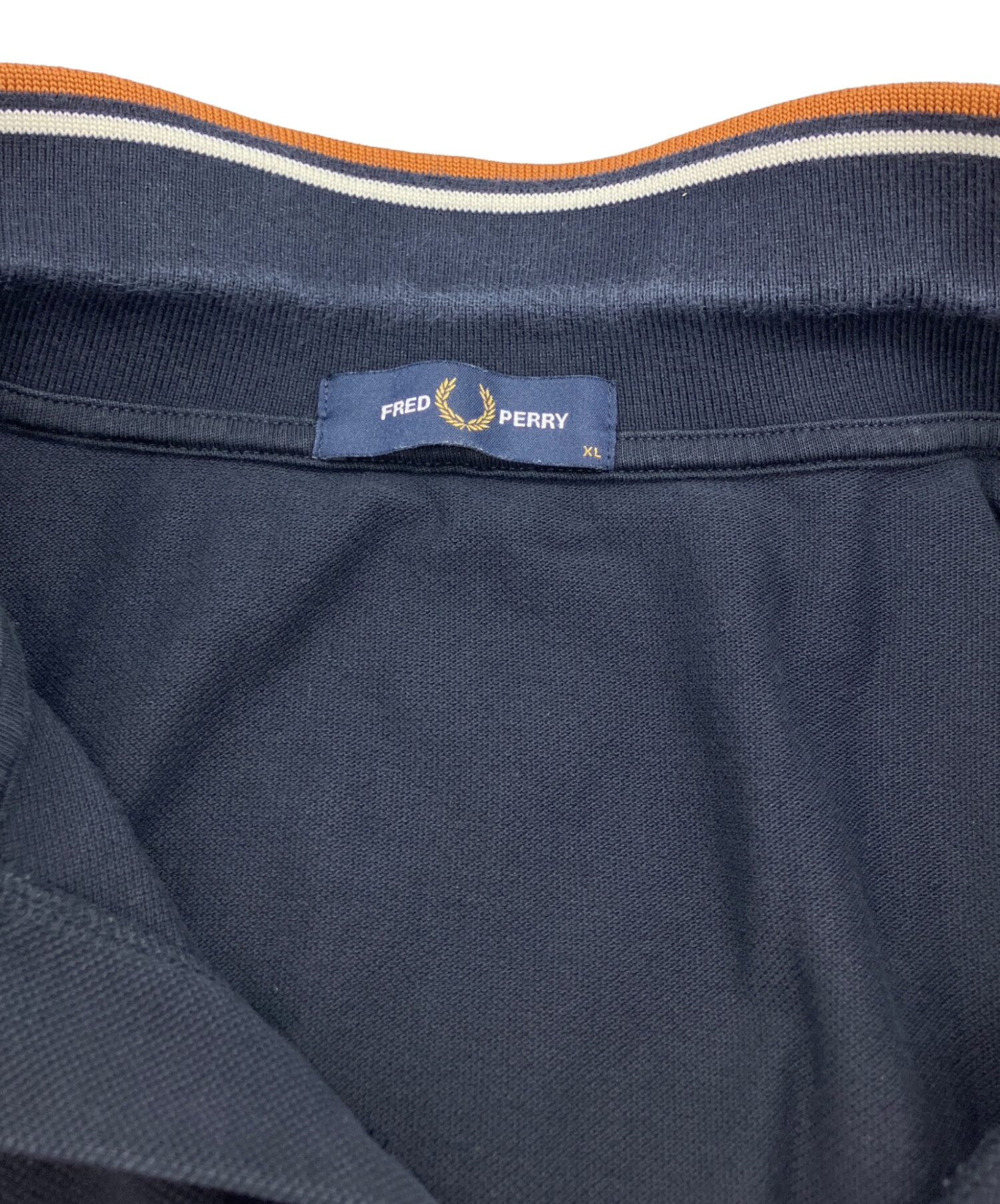 新品＊未使用◇フレッドペリー ネイビー ポロシャツ ◇XL 中古・古着通販】FRED PERRY (フレッドペリー) ポロシャツ ネイビー