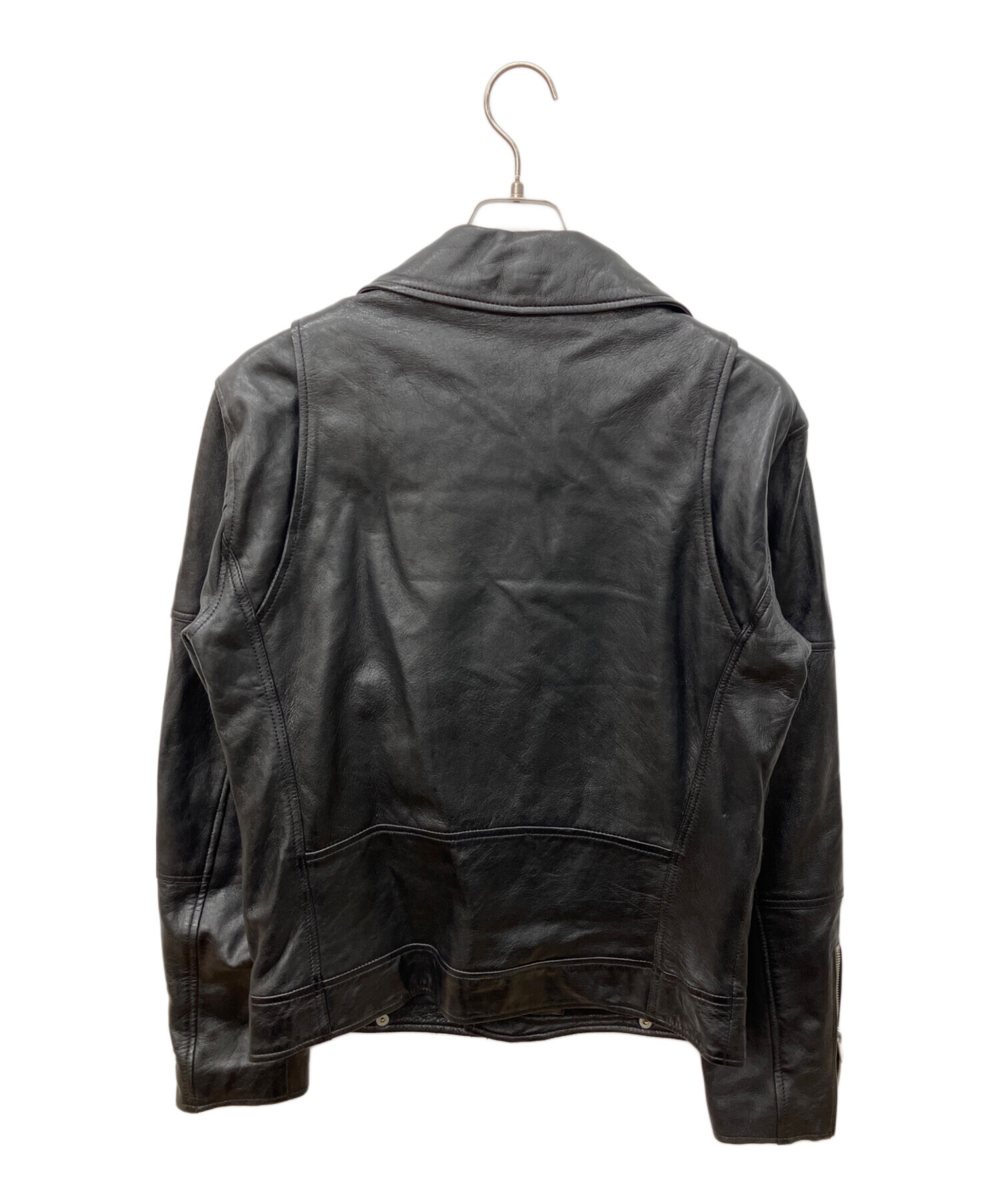 中古・古着通販】ZARA (ザラ) ラムレザーダブルライダースジャケット