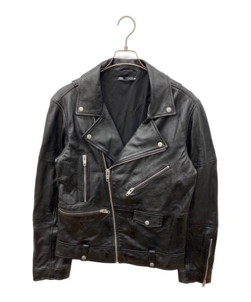 中古・古着通販】ZARA (ザラ) ラムレザーダブルライダースジャケット