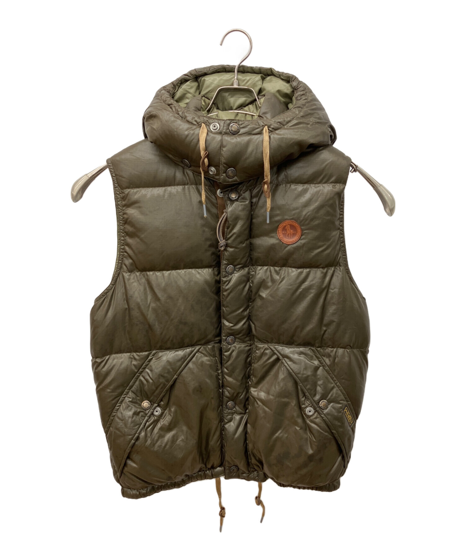 Polo Ralph Lauren ダウンベスト ブラウン　M 中古・古着通販】POLO RALPH LAUREN (ポロ・ラルフローレン) ダウン