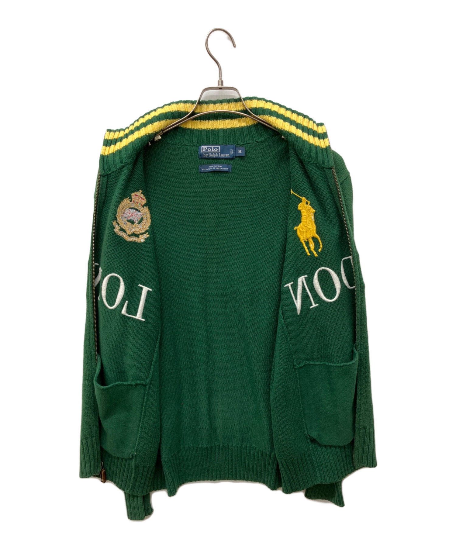 POLO by Ralph Lauren ENGLAND 古着 緑 Mサイズ 中古・古着通販】POLO RALPH LAUREN (ポロ・ラルフローレン) ビック