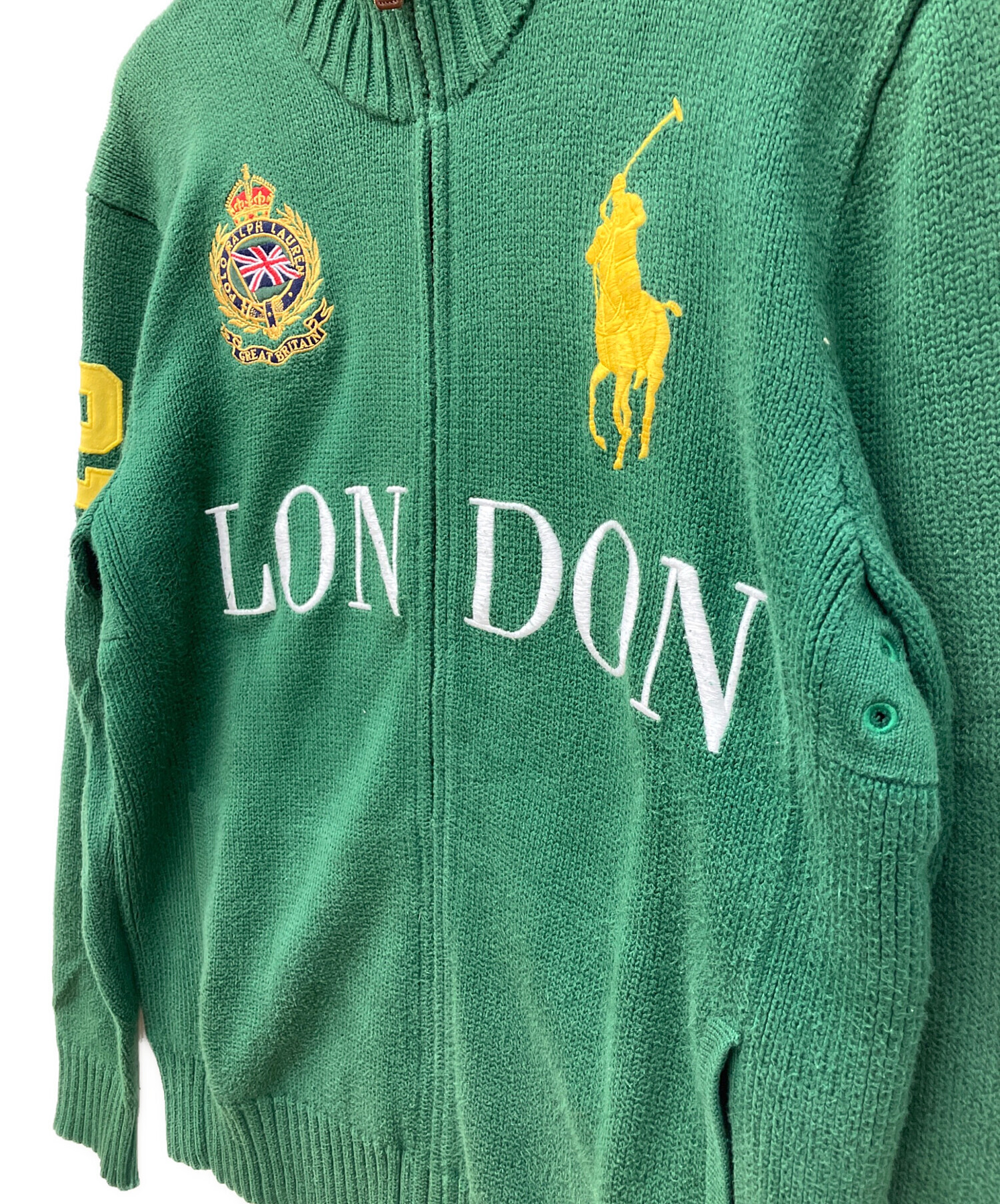 Polo Ralph Laurenビッグポニー グリーンチェック 背番号2 中古・古着通販】POLO RALPH LAUREN (ポロ・ラルフローレン) ビック