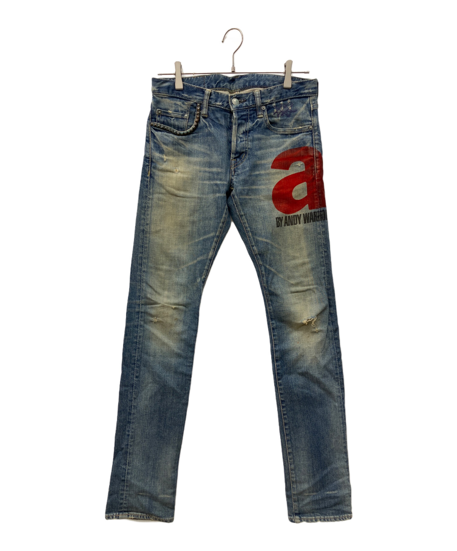ナハト　ヒステリックグラマー　アンディウォーホル　デニム　レザー　バッグ 中古・古着通販】Andy Warhol by HYSTERIC GLAMOUR (アンディー