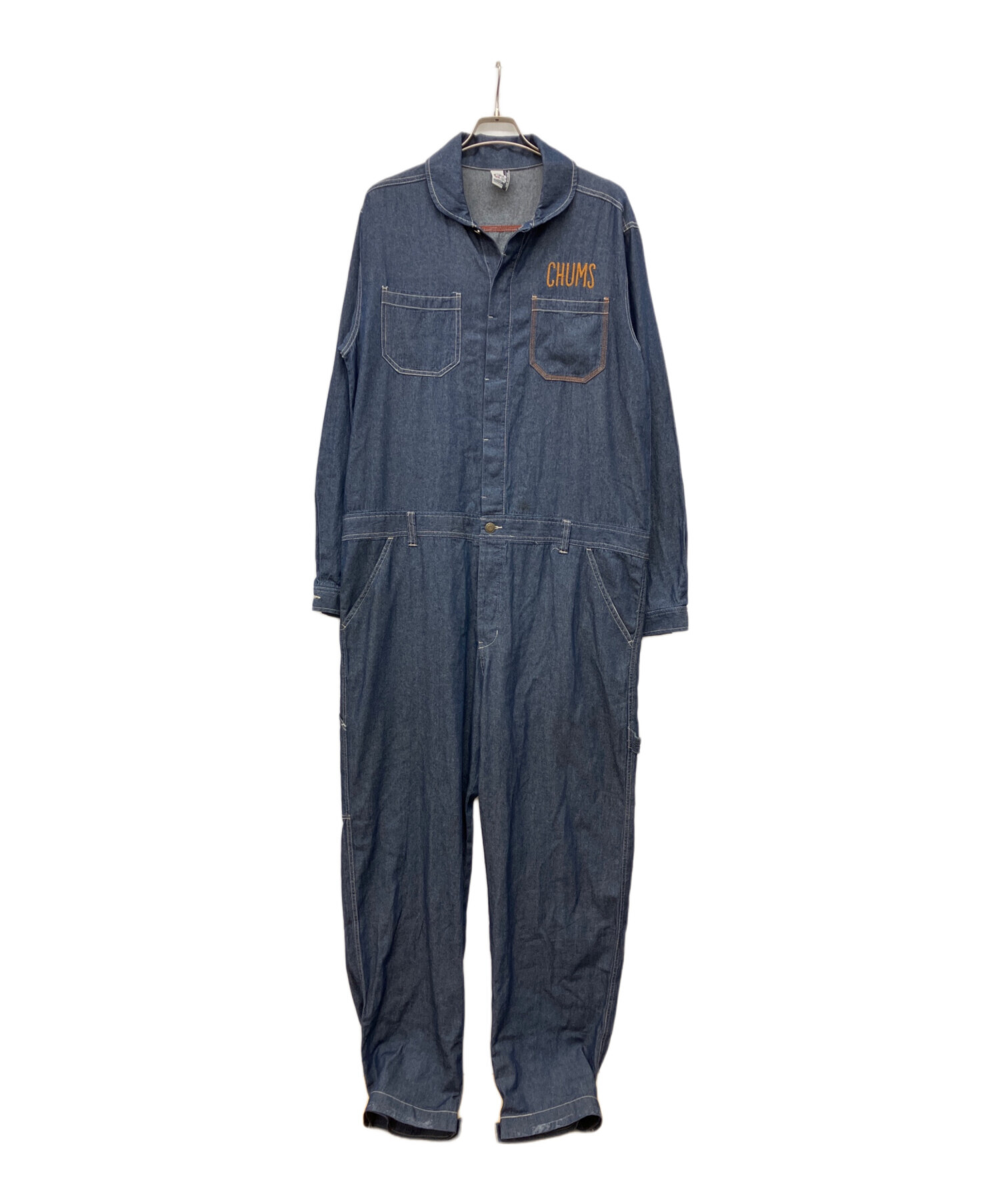 CHUMS デニムオーバーオール インディゴ　つなぎ　美品 中古・古着通販】CHUMS (チャムス) つなぎ / キャンパースーツ
