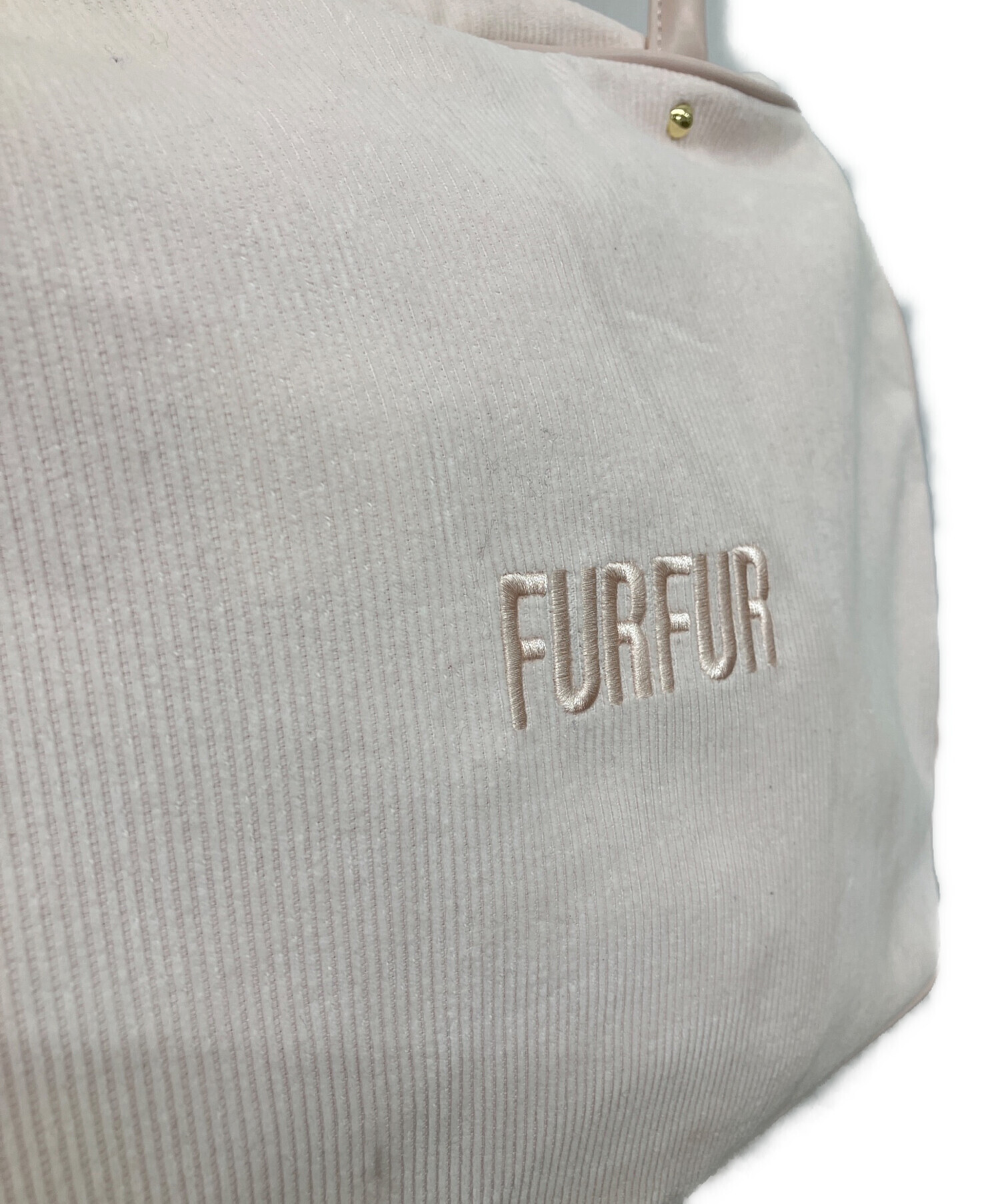 中古・古着通販】FURFUR (ファーファー) BIGボストンバッグ ピンク