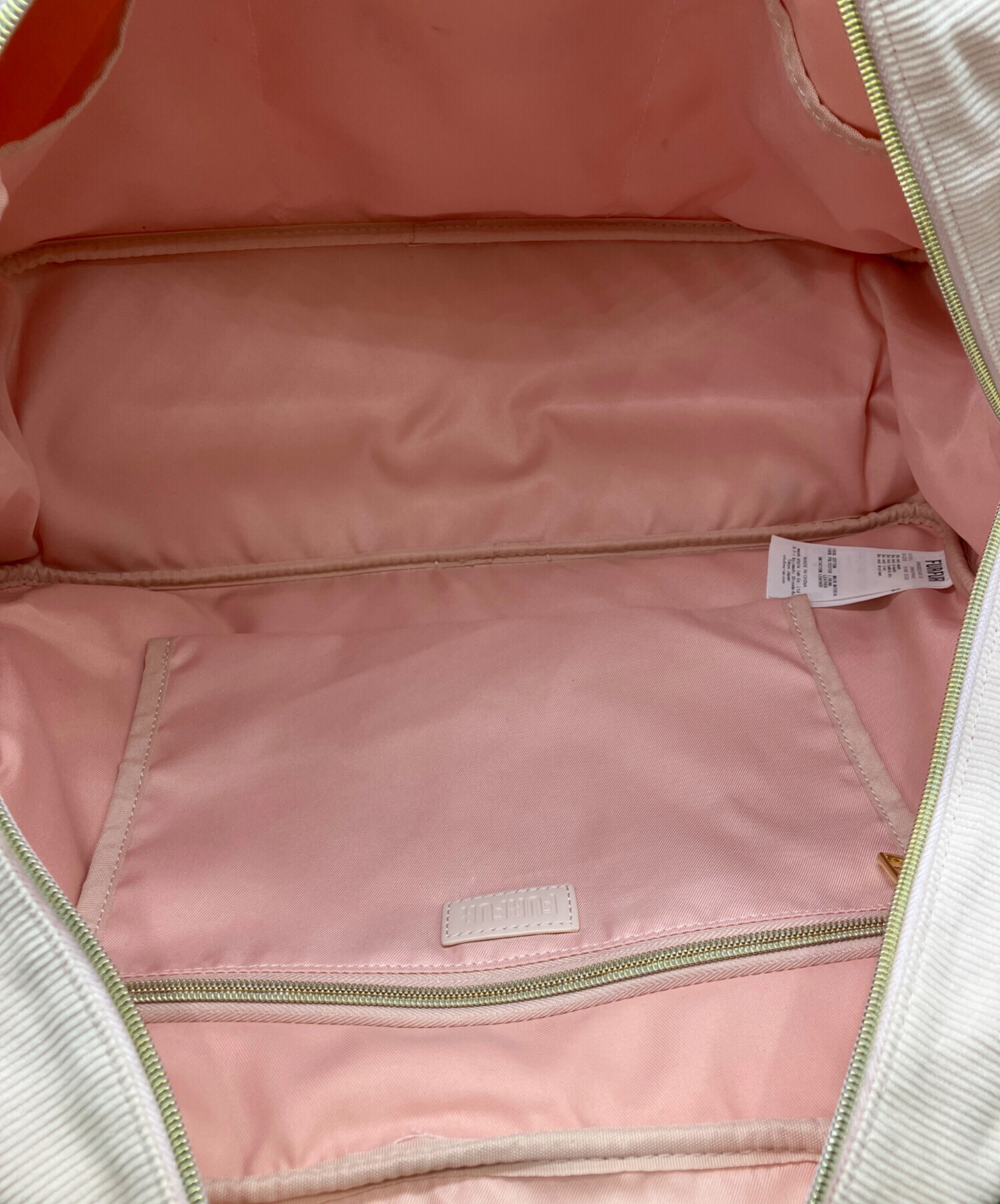 中古・古着通販】FURFUR (ファーファー) BIGボストンバッグ ピンク