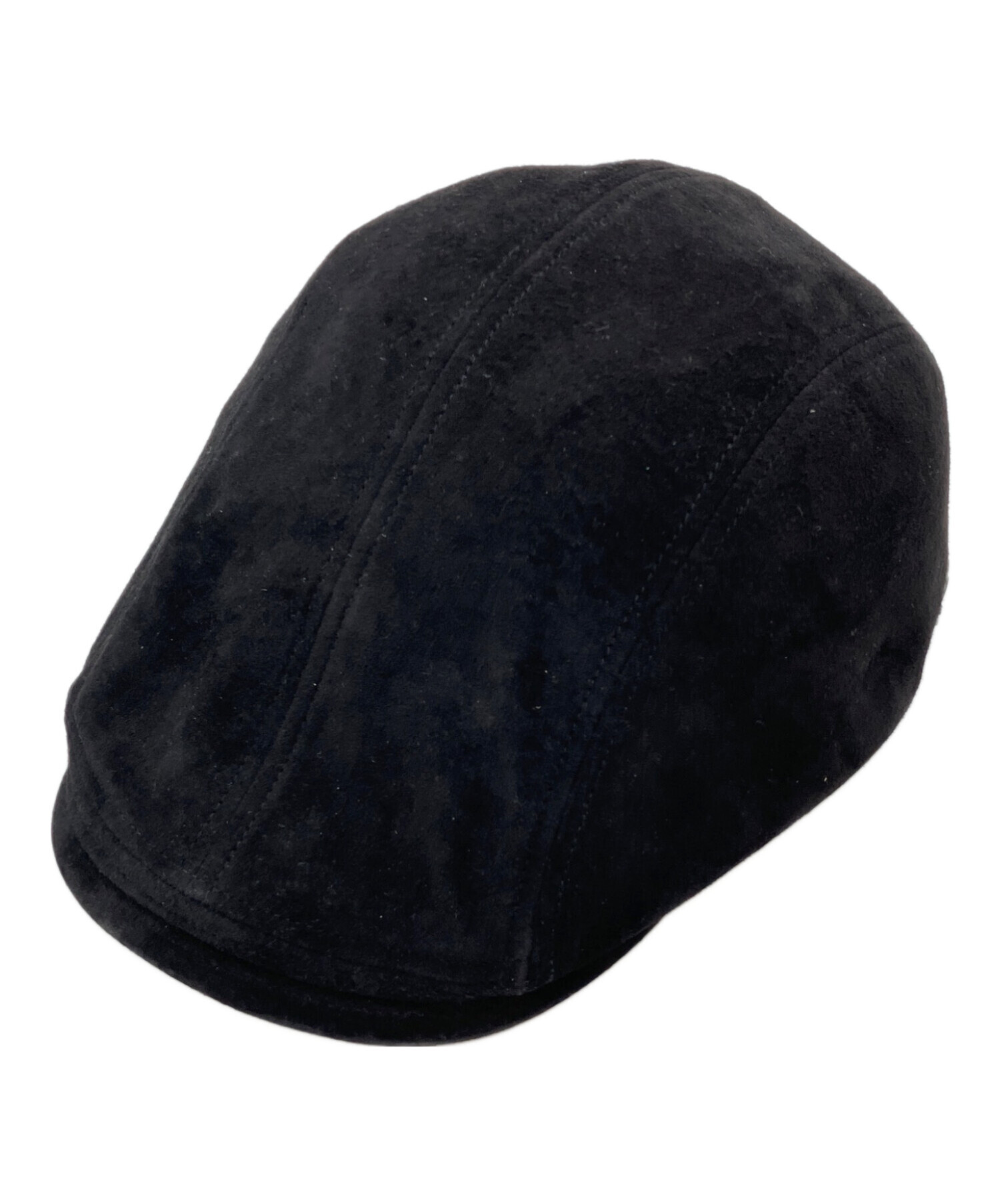 STETSON ステットソン ハット  黒 【古着】【中古】【送料無料】 【古着】【中古】 中古・古着通販】STETSON (ステットソン) レザーハンチング ブラック