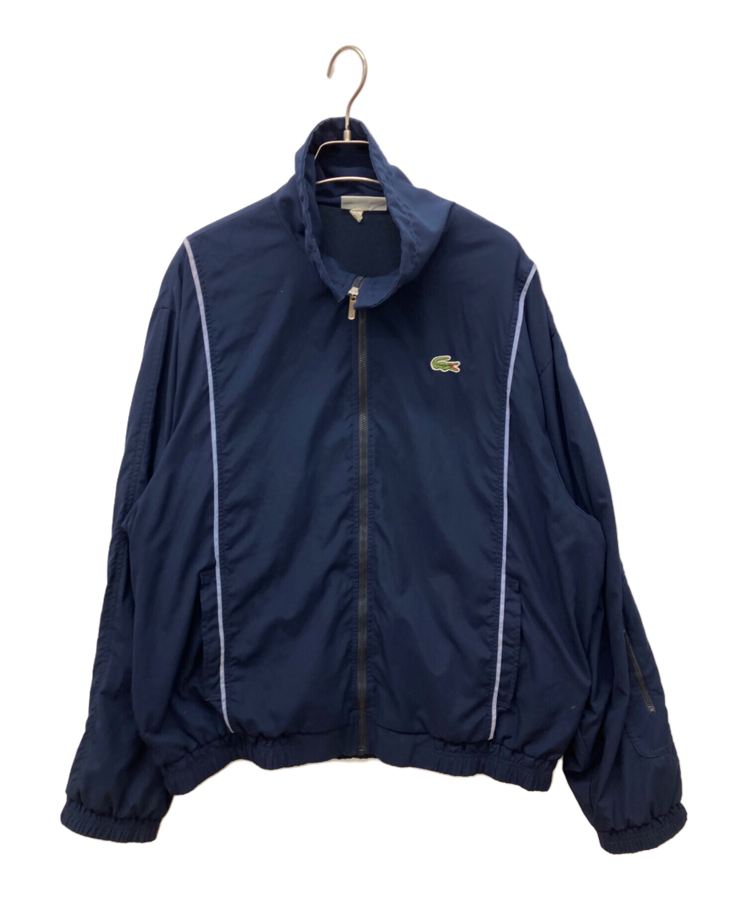 中古・古着通販】LACOSTE (ラコステ) 中綿ジップブルゾン ネイビー