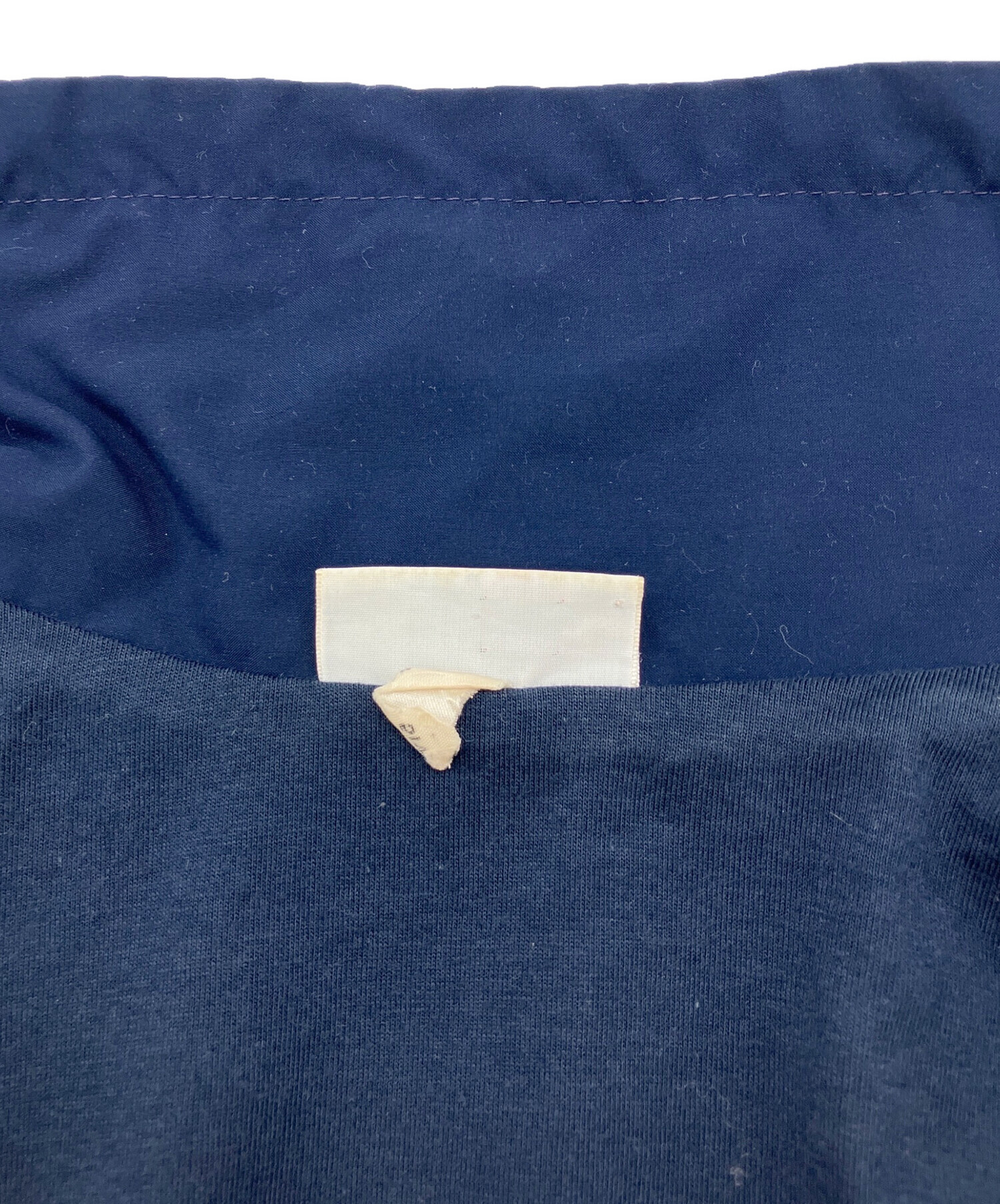 中古・古着通販】LACOSTE (ラコステ) 中綿ジップブルゾン ネイビー