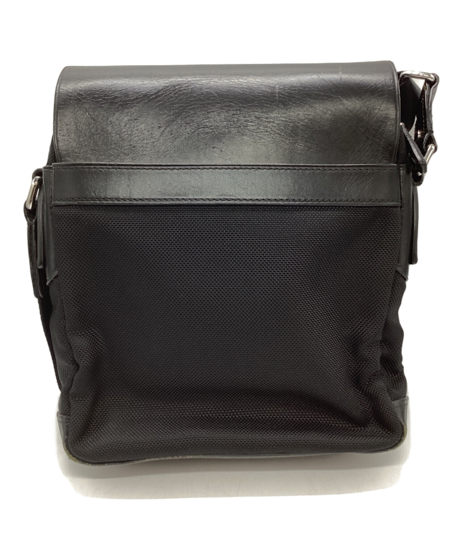 中古・古着通販】TUMI (トゥミ) レザーナイロンショルダーバッグ