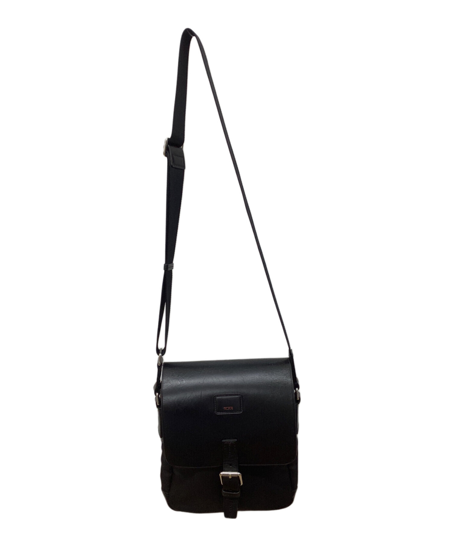 中古・古着通販】TUMI (トゥミ) レザーナイロンショルダーバッグ
