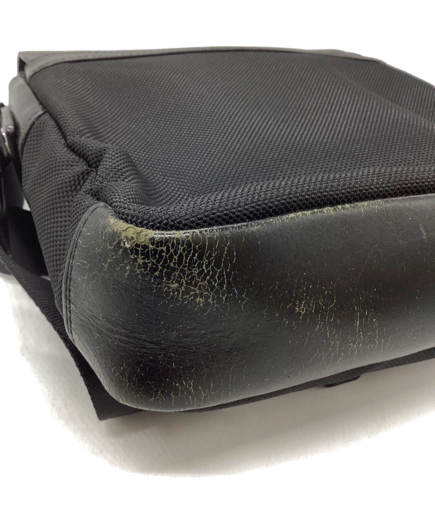 中古・古着通販】TUMI (トゥミ) レザーナイロンショルダーバッグ