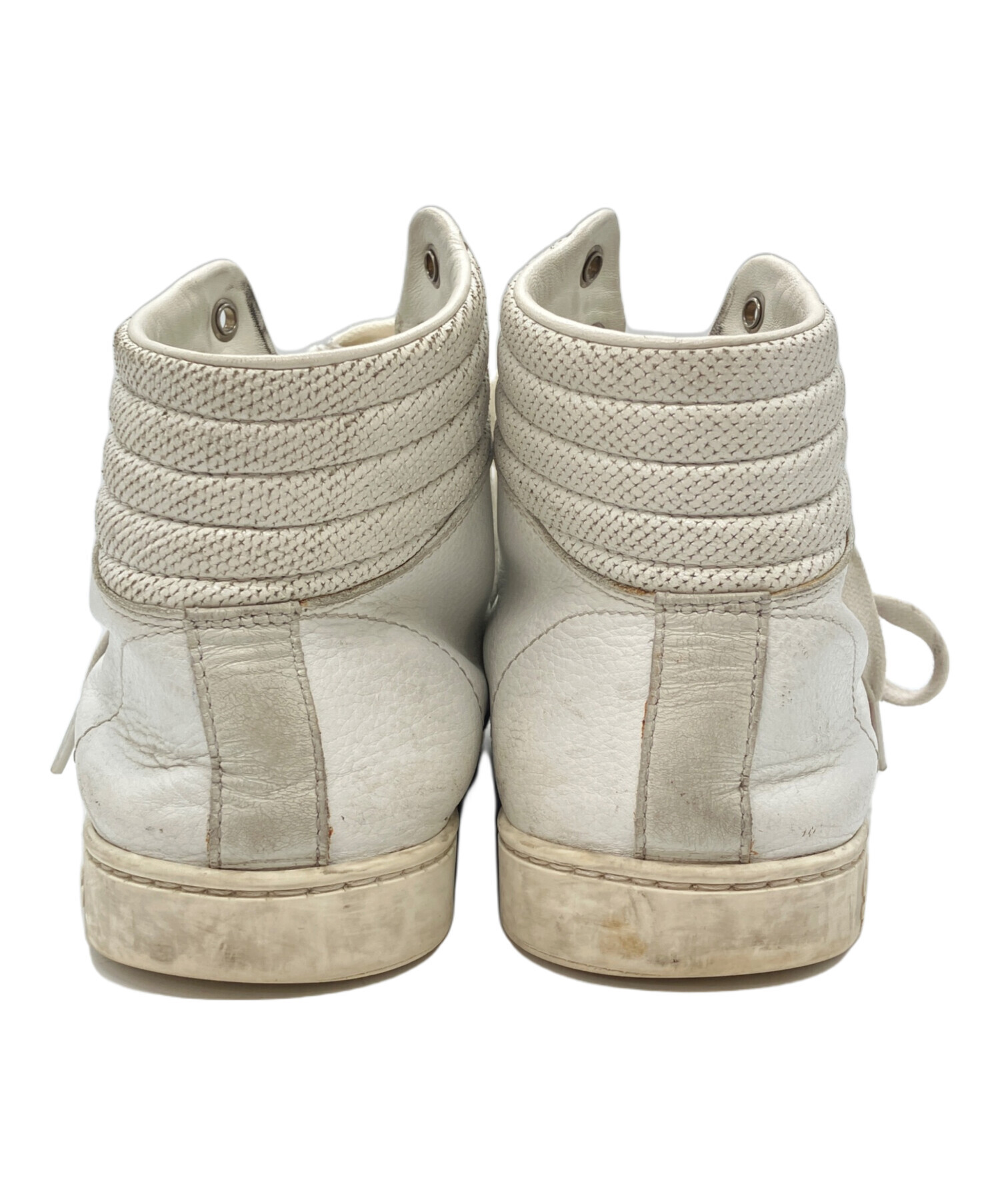 GUCCI ハイカットスニーカー シェリーライン インターロッキング 6 1/2 中古・古着通販】GUCCI (グッチ) シェリーラインハイカットスニーカー