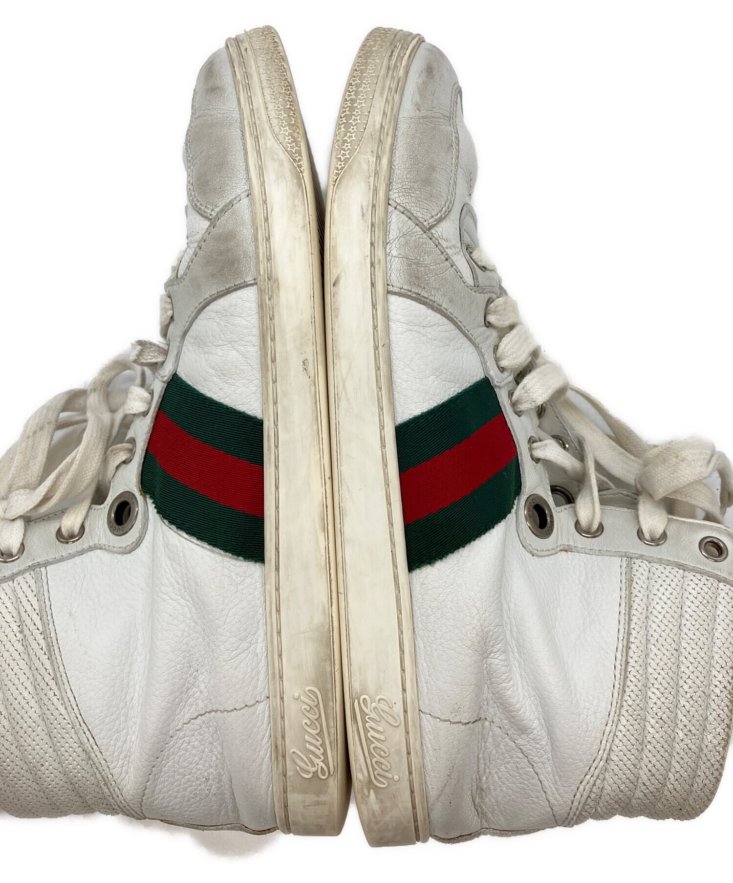 中古・古着通販】GUCCI (グッチ) シェリーラインハイカットスニーカー