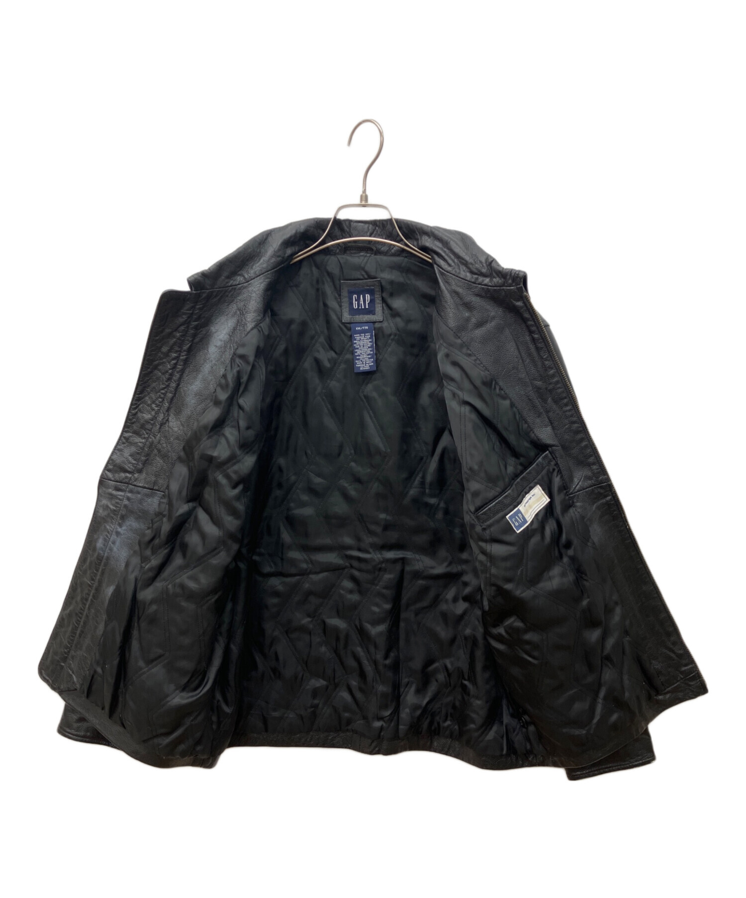 中古・古着通販】GAP (ギャップ) ジップアップレザージャケット