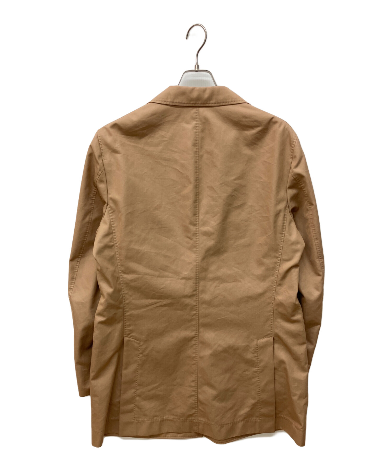 【元値60万】BRUNELLO CUCINELLI ベージュ チェスターコート 中古・古着通販】BRUNELLO CUCINELLI (ブルネロクチネリ) コットン